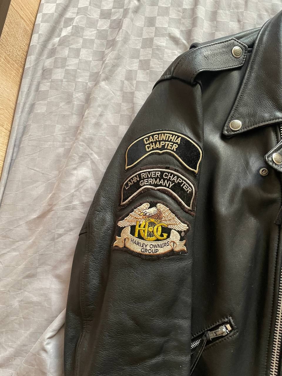 Harley Davidson Vintage Harley Davidson Leather Jacket Size US XL / EU 56 / 4 - 5 Thumbnail