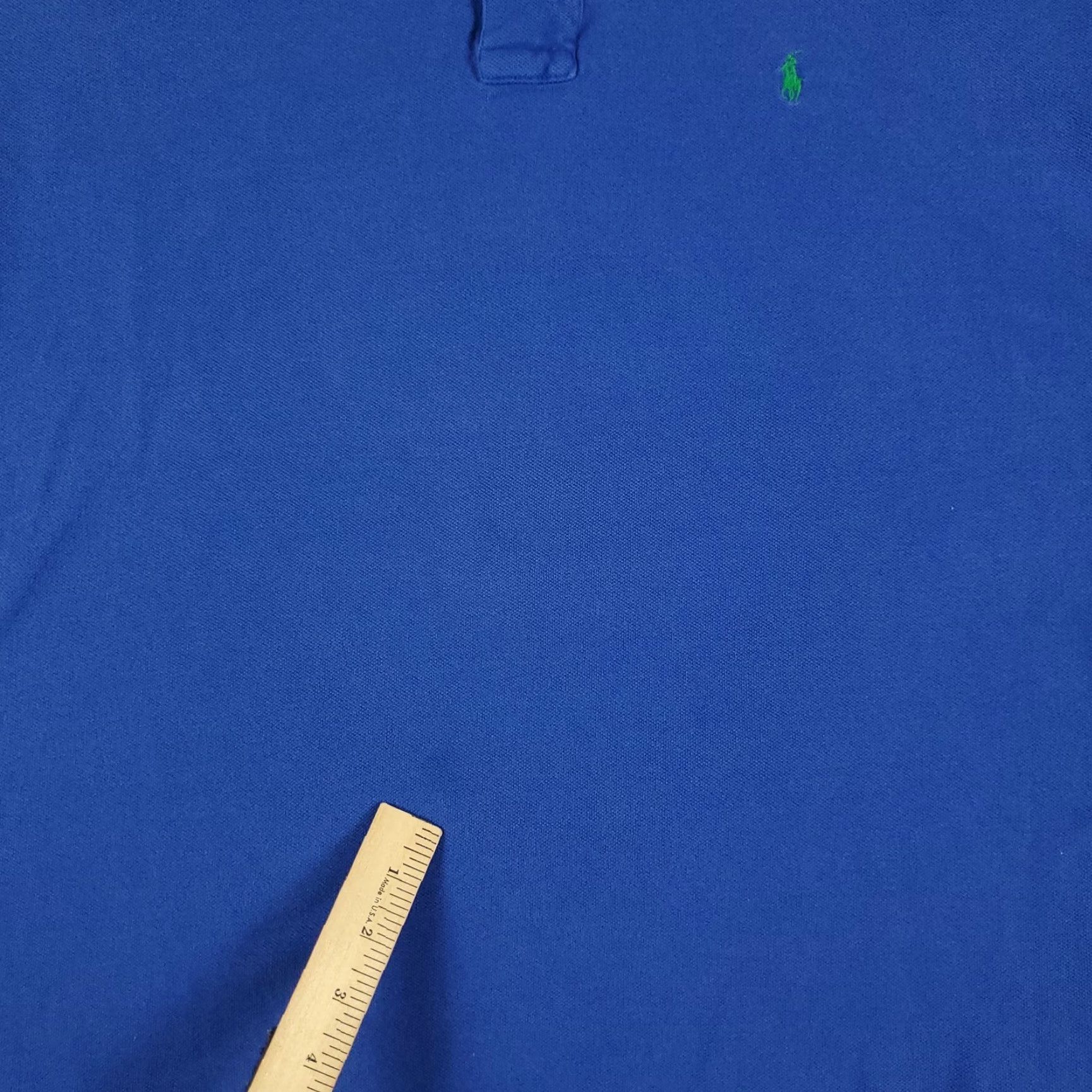 Ralph Lauren VINTAGE Ralph Lauren Polo Shirt Mens Size XL Blue Pony Casual Short Sleeve Shirt Regular Adult XL Blue Polo Ralph Lauren Big Pony 90s Sports Mens Size US XL / EU 56 / 4 - 4 Thumbnail