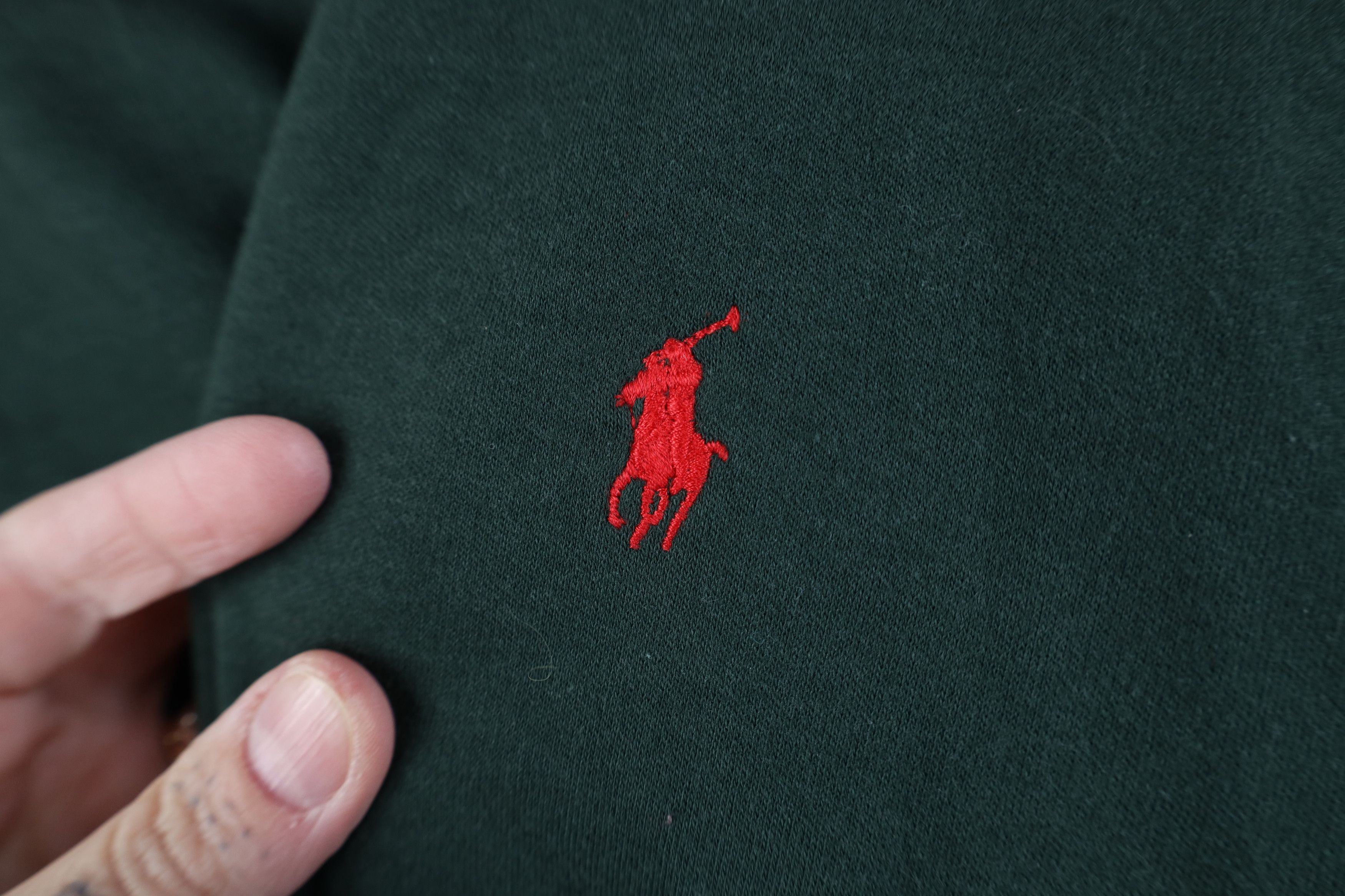 Polo Ralph Lauren Vintage 90s Ralph Lauren Long Sleeve T-Shirt Green USA Size US XL / EU 56 / 4 - 4 Thumbnail