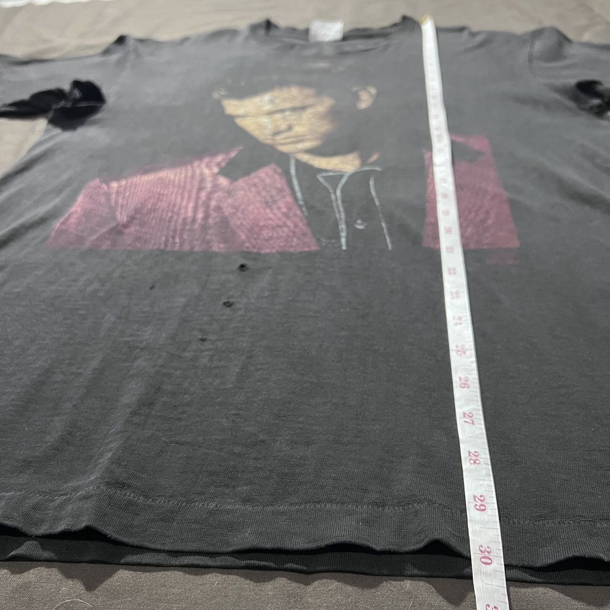 Vintage Vintage 90s Chris Isaak Rockabilly Promo Tee Thrashed Faded Size US XL / EU 56 / 4 - 18 Thumbnail