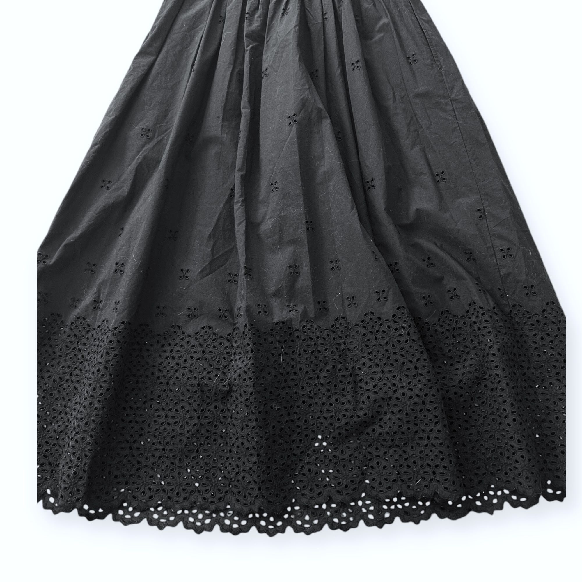 Ulla Johnson ULLA JOHNSON Celestia Broderie Anglaise Cotton Midi Dress, Size S / US 4 / IT 40 - 7 Thumbnail
