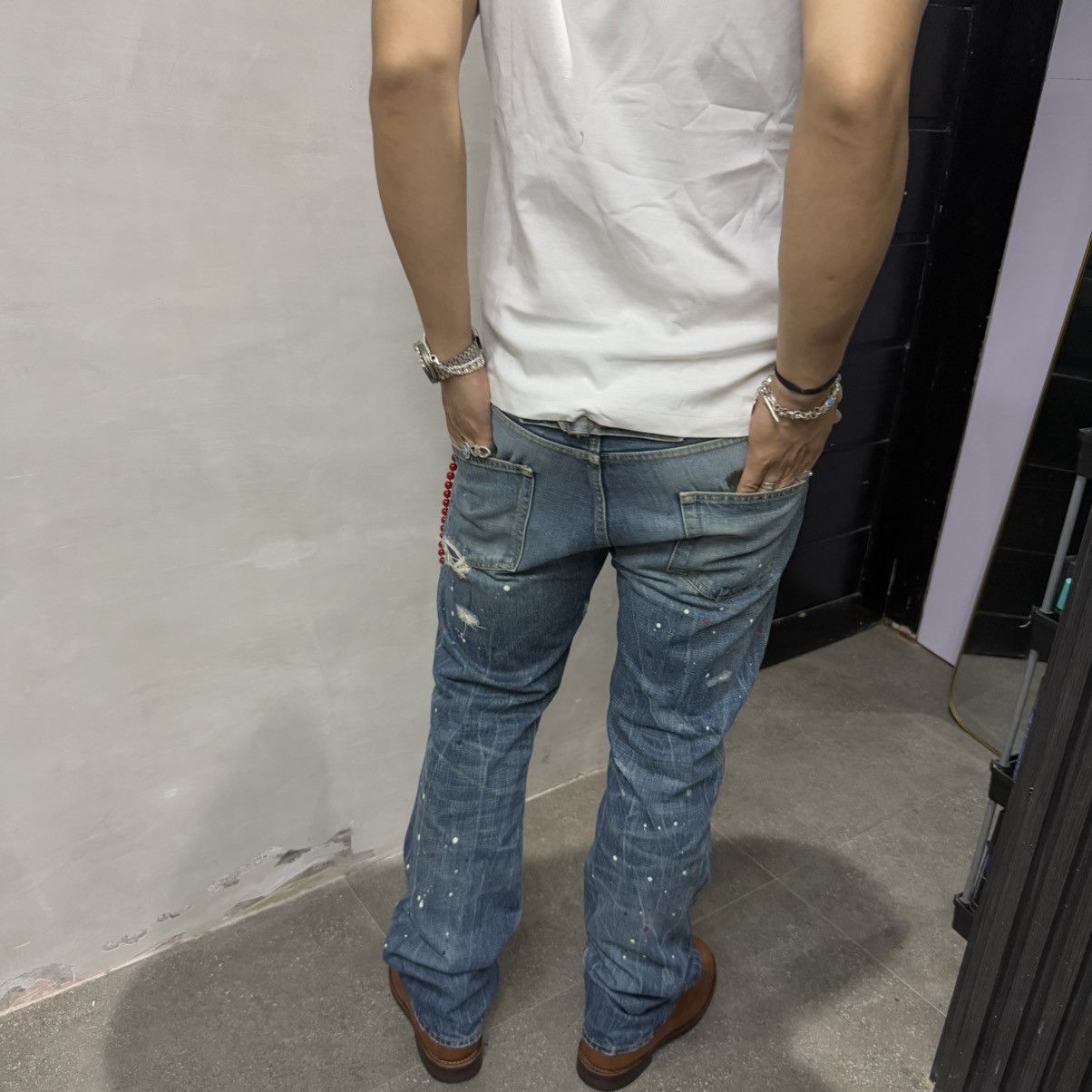 Sophnet. hiroshi fujiwara x sophnet distressed denim jeans Size US 32 / EU 48 - 16 Thumbnail