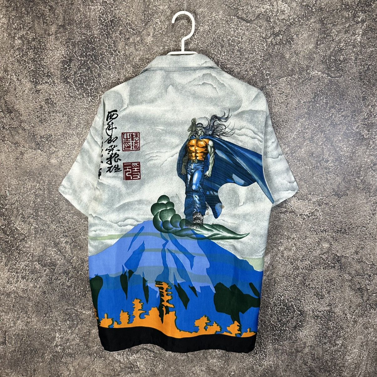 Anime Vintage Anime Berserk AOP Crazy Design Shirt Size US XL / EU 56 / 4 - 15 Thumbnail