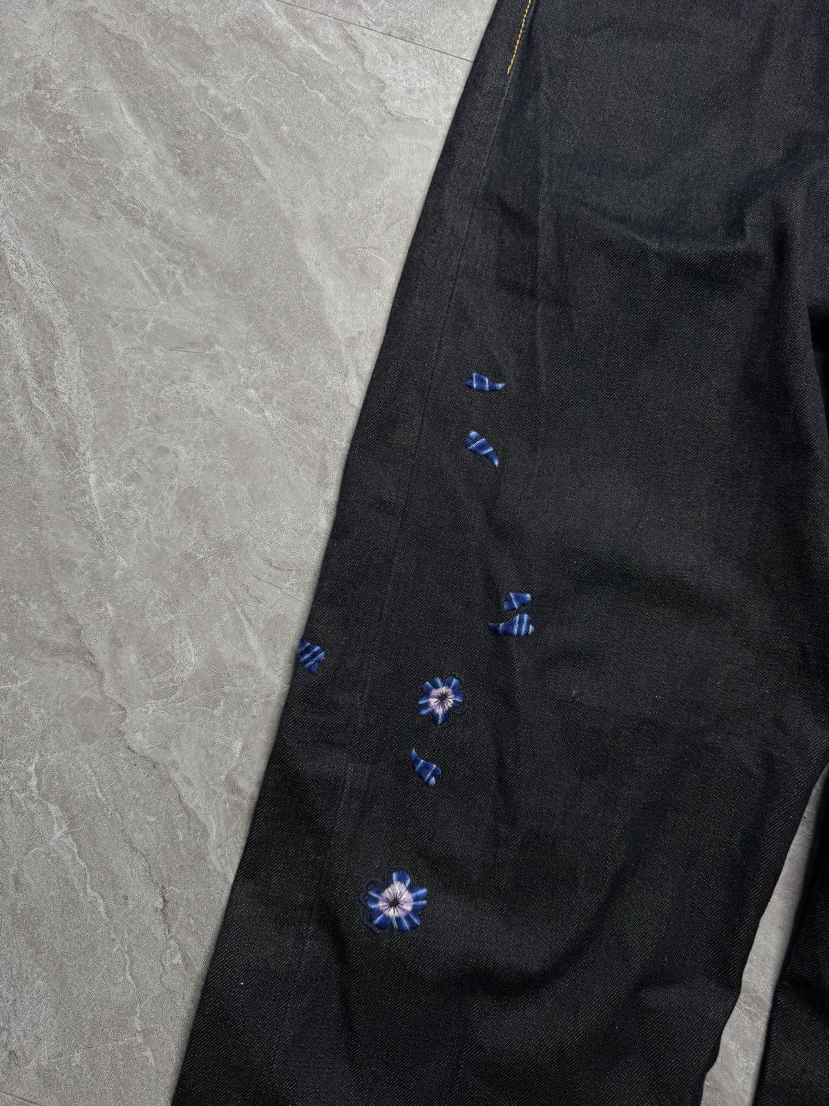 Evisu Evisu Lot.0001 Embroidered Floral Daicock Jeans Size US 36 / EU 52 - 8 Thumbnail