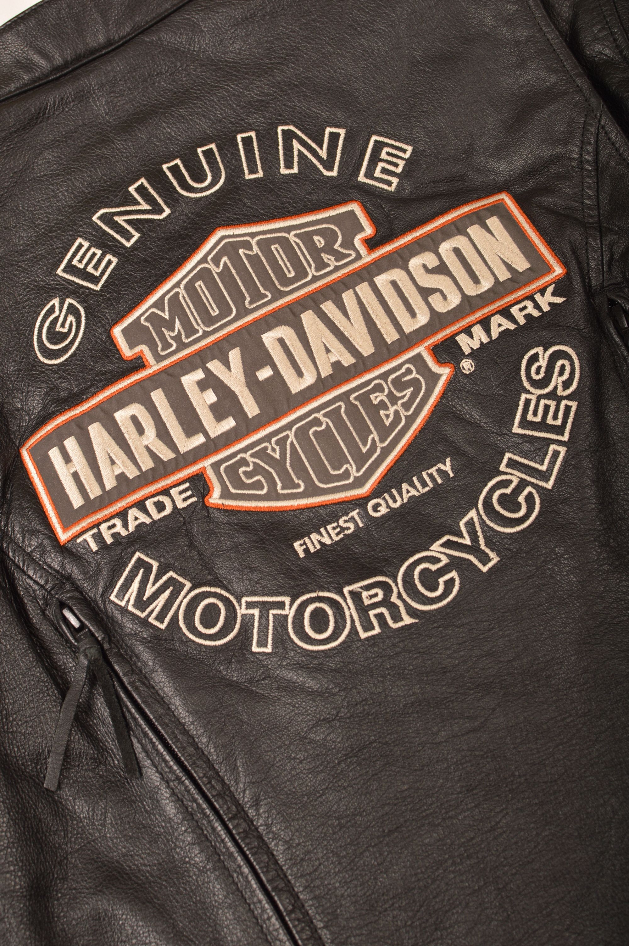 Harley Davidson × Vintage Harley Davidson Women's Miss Enthusiast Leather Jacket Size M / US 6-8 / IT 42-44 - 13 Thumbnail