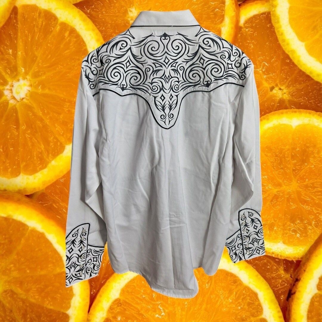 Other Scully Western Shirt Embroidered Scrollwork Cowboy Rodeo Lon Size US L / EU 52-54 / 3 - 9 Thumbnail