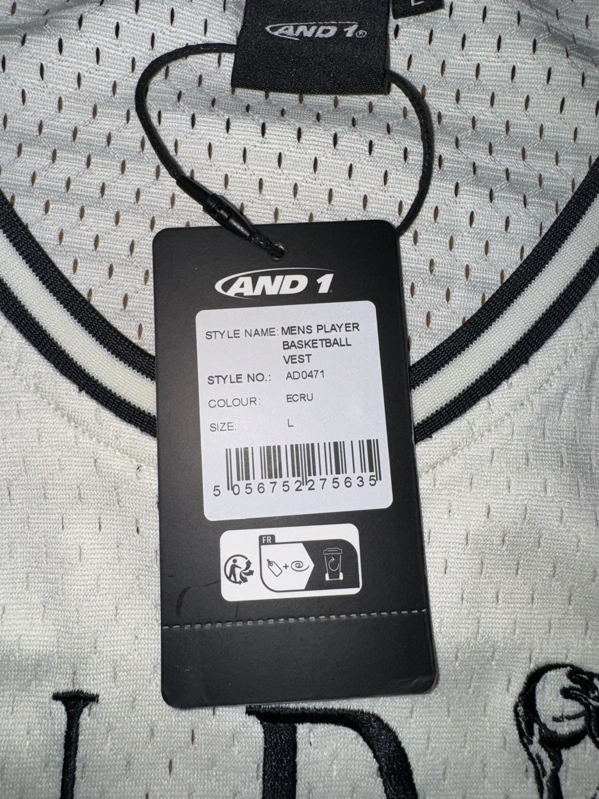Other AND1 Basketball Jersey Size US L / EU 52-54 / 3 - 6 Thumbnail