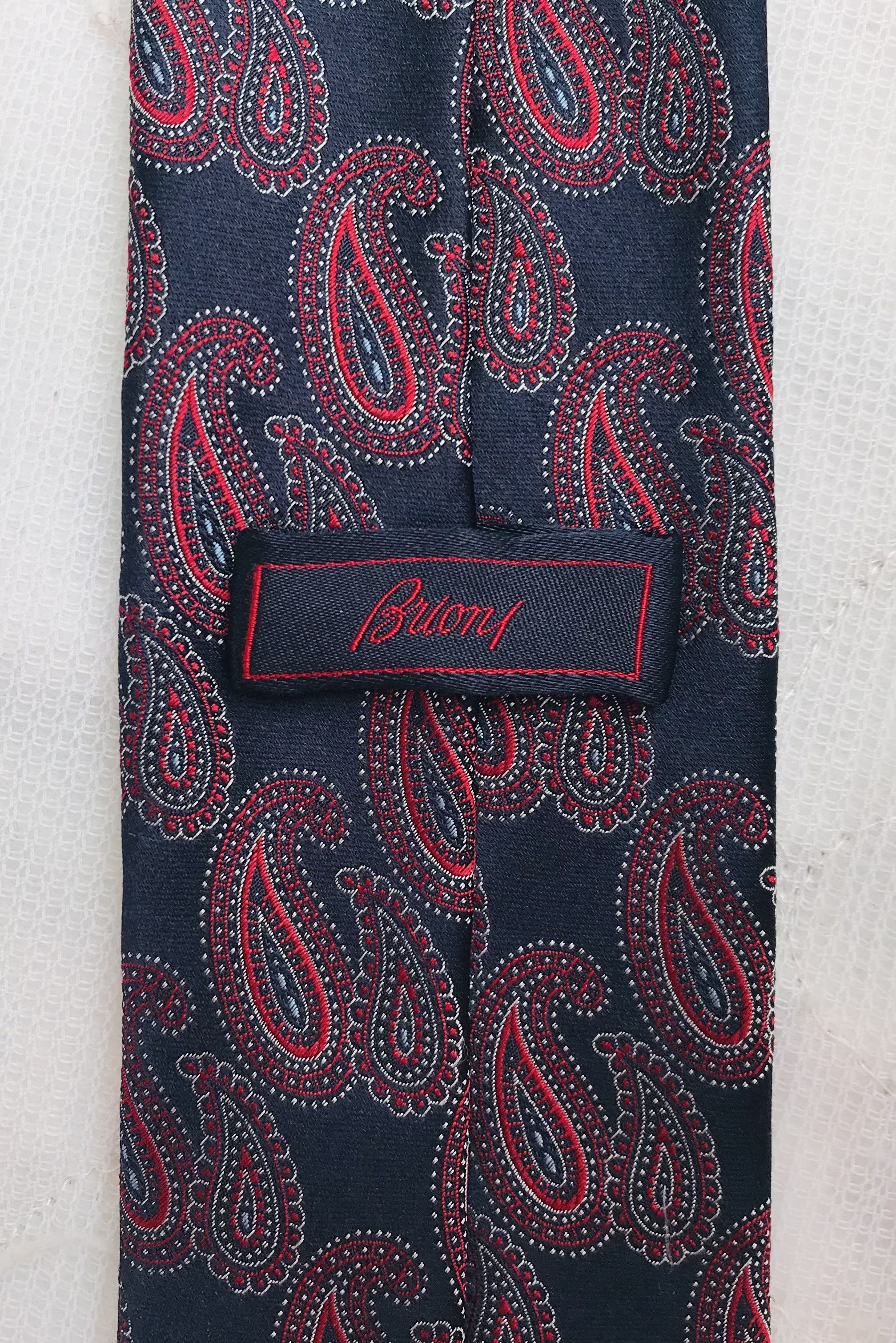 Brioni Brioni Tie Designer Necktie Geometric Silk Paisley Floral Size ONE SIZE - 5 Thumbnail