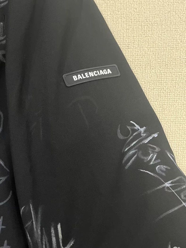 Balenciaga Balenciaga Graffiti print single-breasted blazer Size US S / EU 44-46 / 1 - 3 Thumbnail