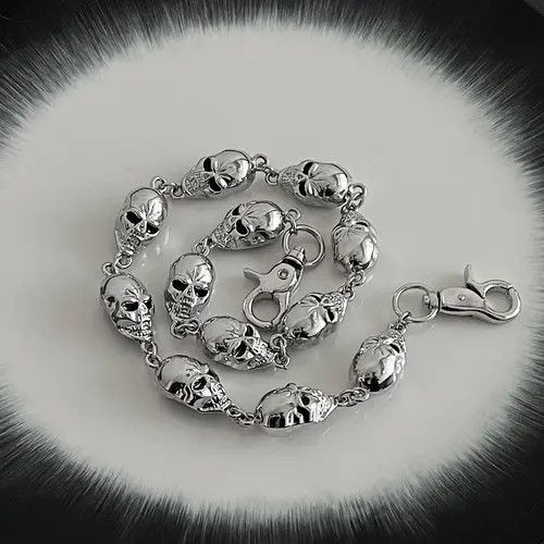 Jewelry Hirohata x Ryoko Skull Chain Wallet Size ONE SIZE - 4 Thumbnail