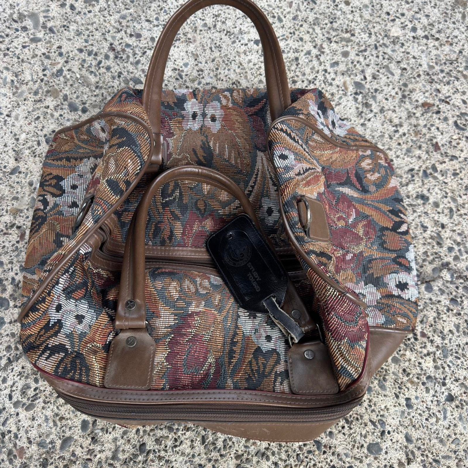 Givenchy Vintage 90s givenchy floral duffle Size ONE SIZE - 2 Thumbnail
