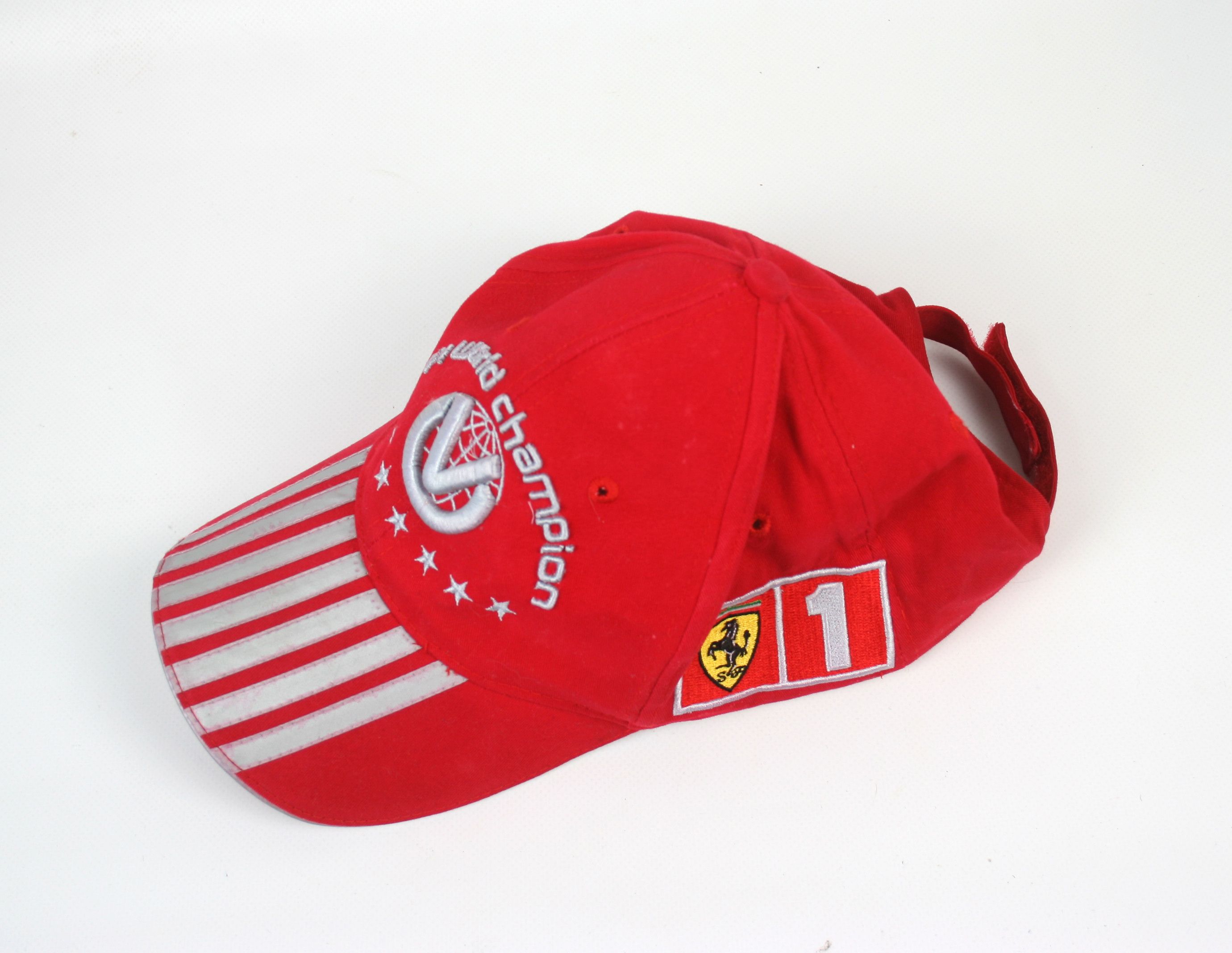 Ferrari 00S Michael Schumacher Formula 1 Logo Cap Vintage Size ONE SIZE - 2 Thumbnail