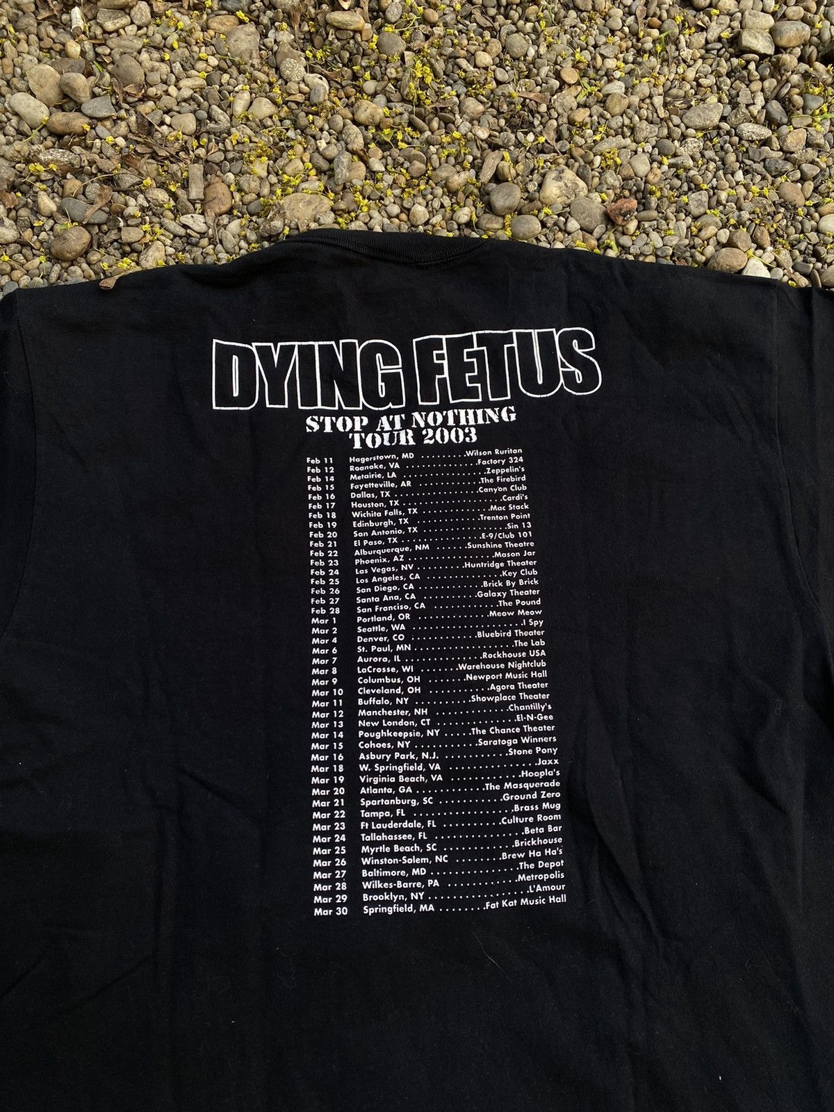 Band Tees × Vintage Vintage 2003 Dying Fetus Rock Death Metal T-Shirt Size US XL / EU 56 / 4 - 6 Thumbnail