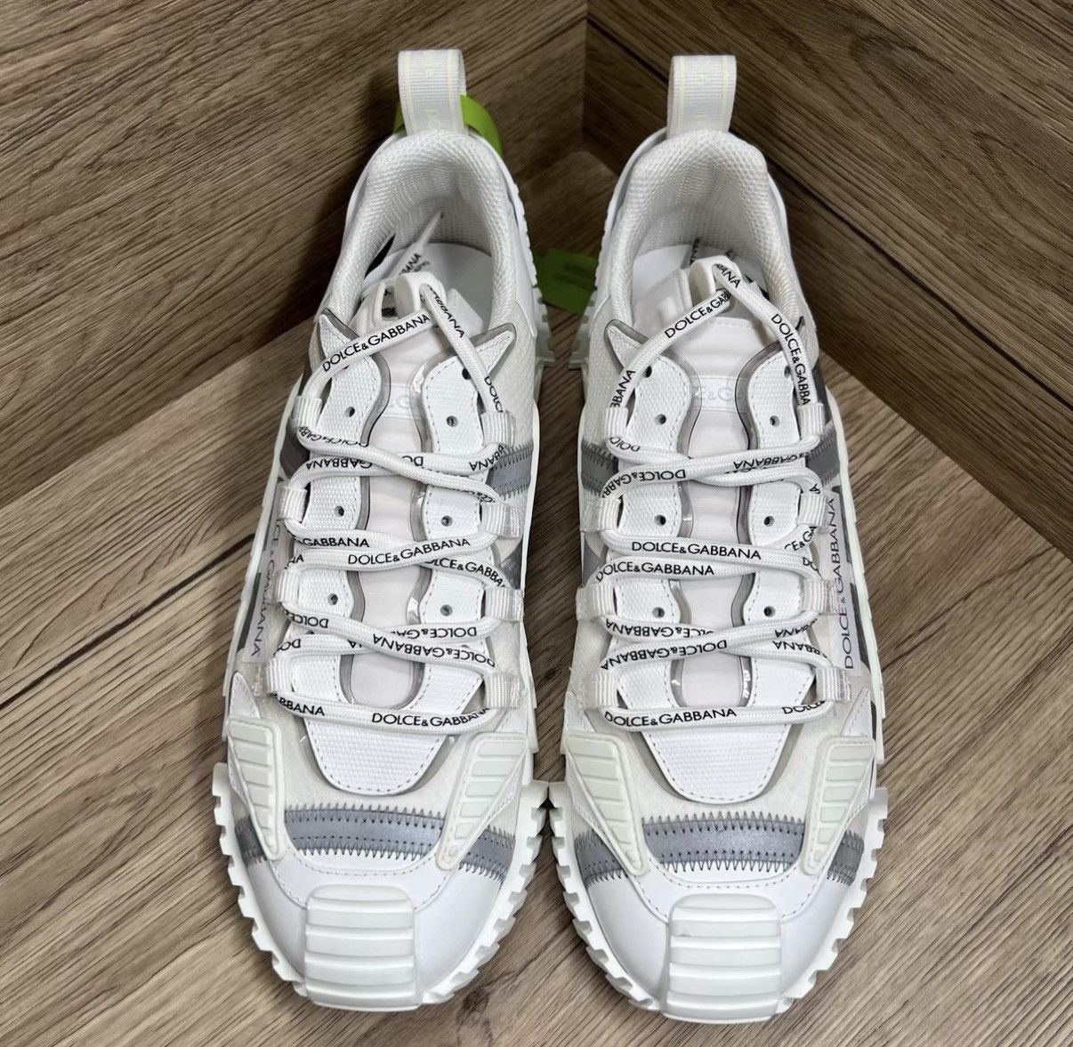 Dolce & Gabbana Dolce & Gabbana NS1 Grey and White Sneakers J41 Size US 9 / EU 42 - 2 Thumbnail