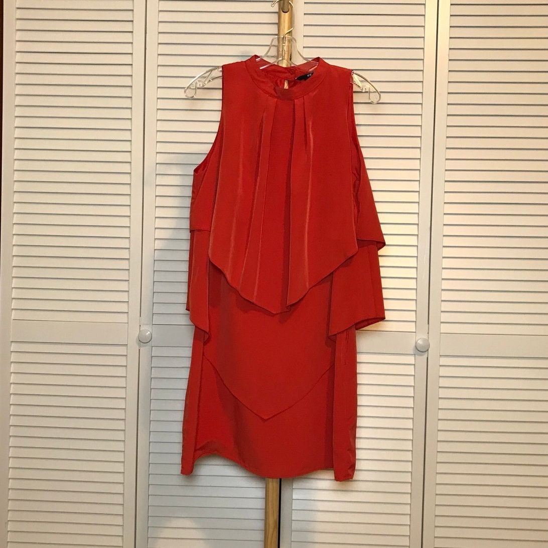 H&M H&M Round Neck Sleeveless Shift Midi Dress 10 Size L / US 10 / IT 46 - 1 Thumbnail