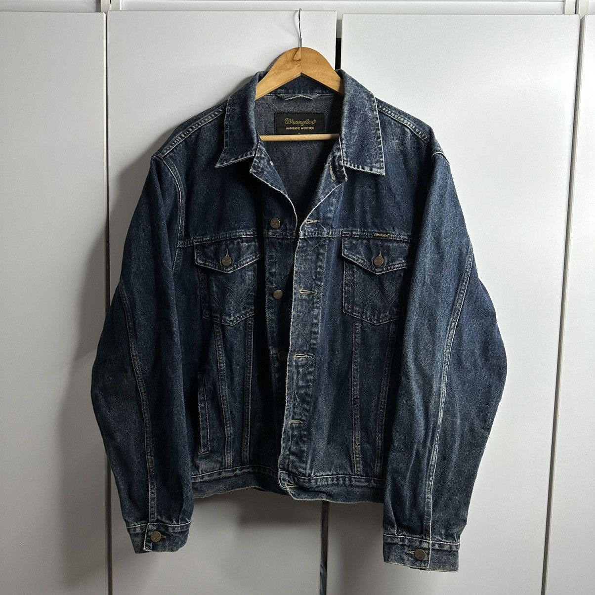 Wrangler Wrangler Denim Vintage jacket Streetwear rare Size US XL / EU 56 / 4 - 1 Thumbnail
