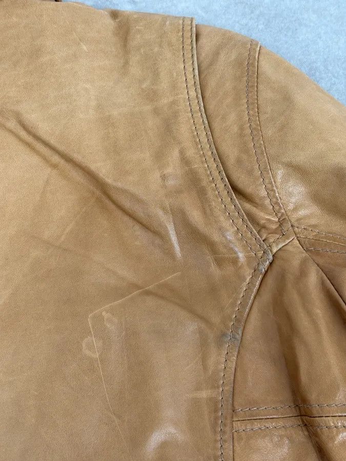 Diesel 2000s Diesel Camel Leather Multi-Pocket Leather Jacket Size US M / EU 48-50 / 2 - 15 Thumbnail
