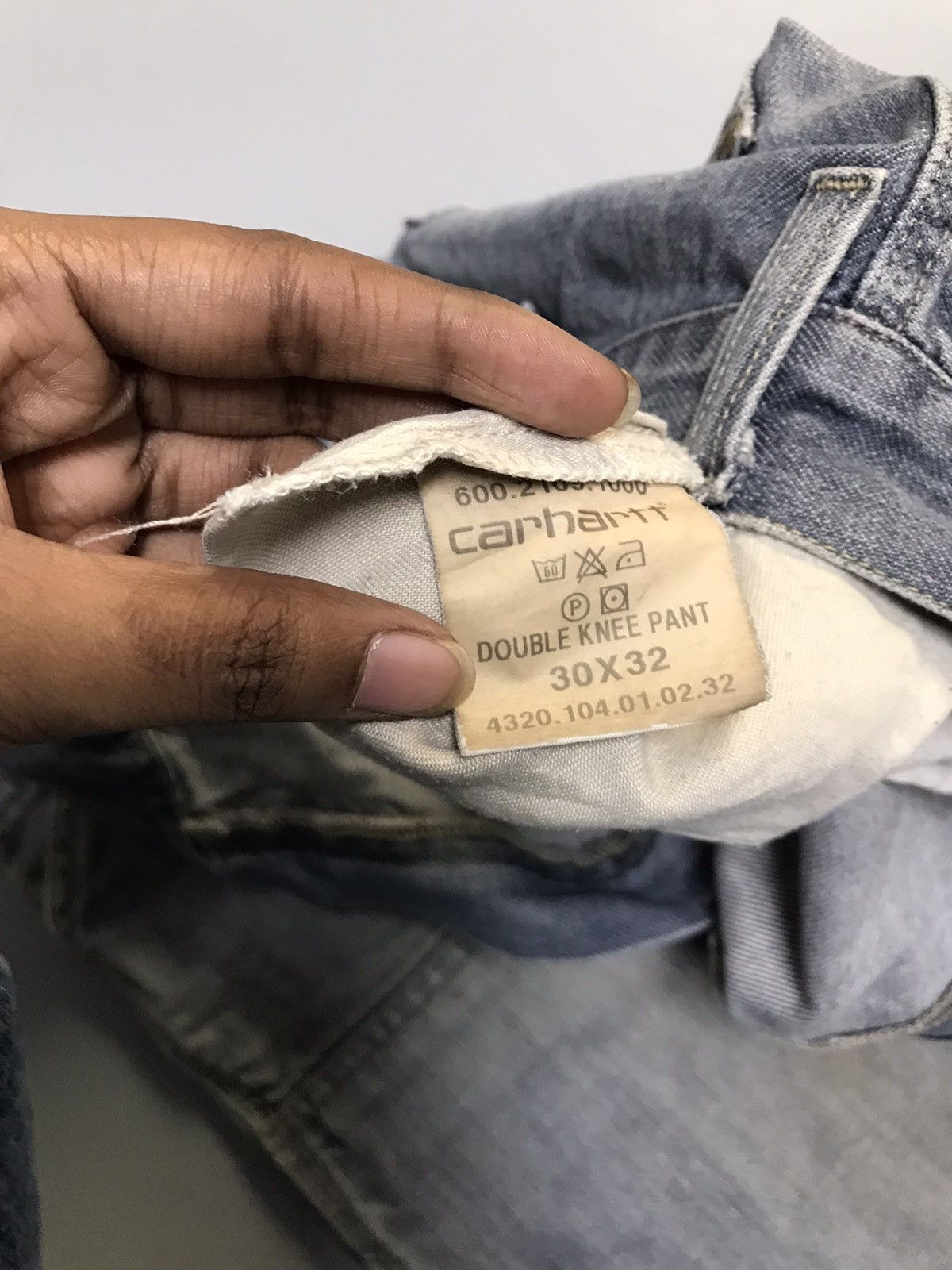 Carhartt Vintage Carhartt faded double knee workwear Size US 30 / EU 46 - 7 Thumbnail