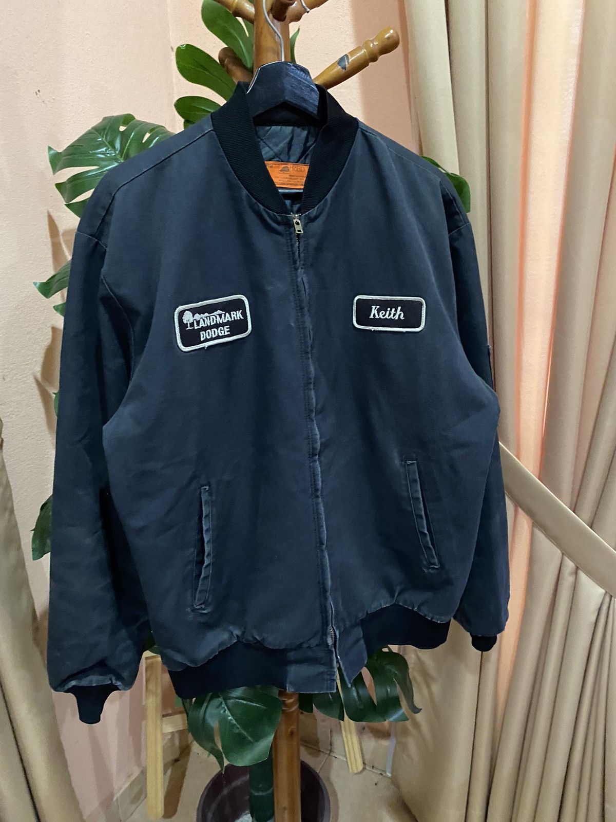 Red Kap VINTAGE 90S RED KAP WORKWEAR BOMBER JACKET Size US L / EU 52-54 / 3 - 3 Thumbnail