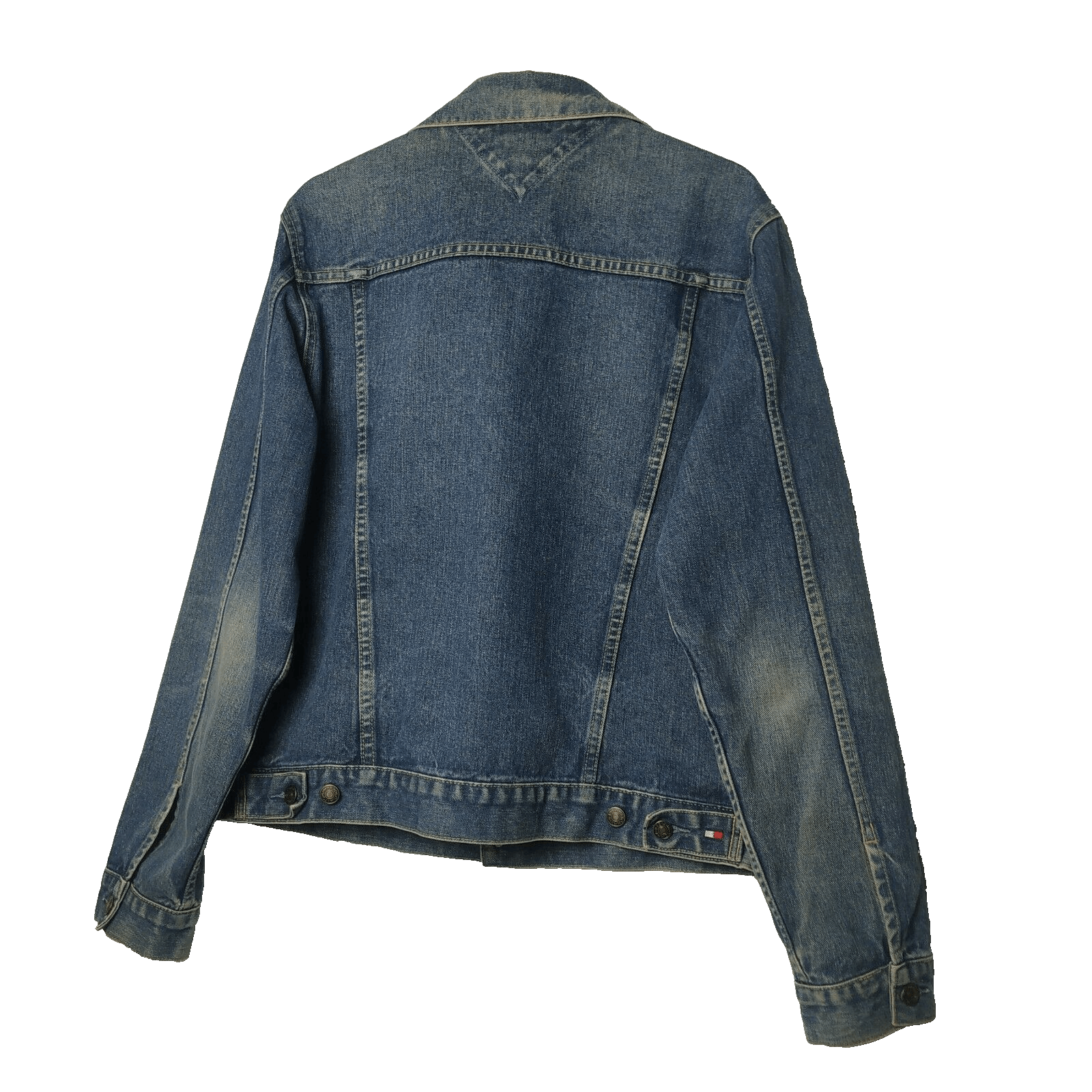 Tommy Hilfiger × Vintage Tommy Hilfiger Vtg Denim Jacket Size US L / EU 52-54 / 3 - 2 Thumbnail