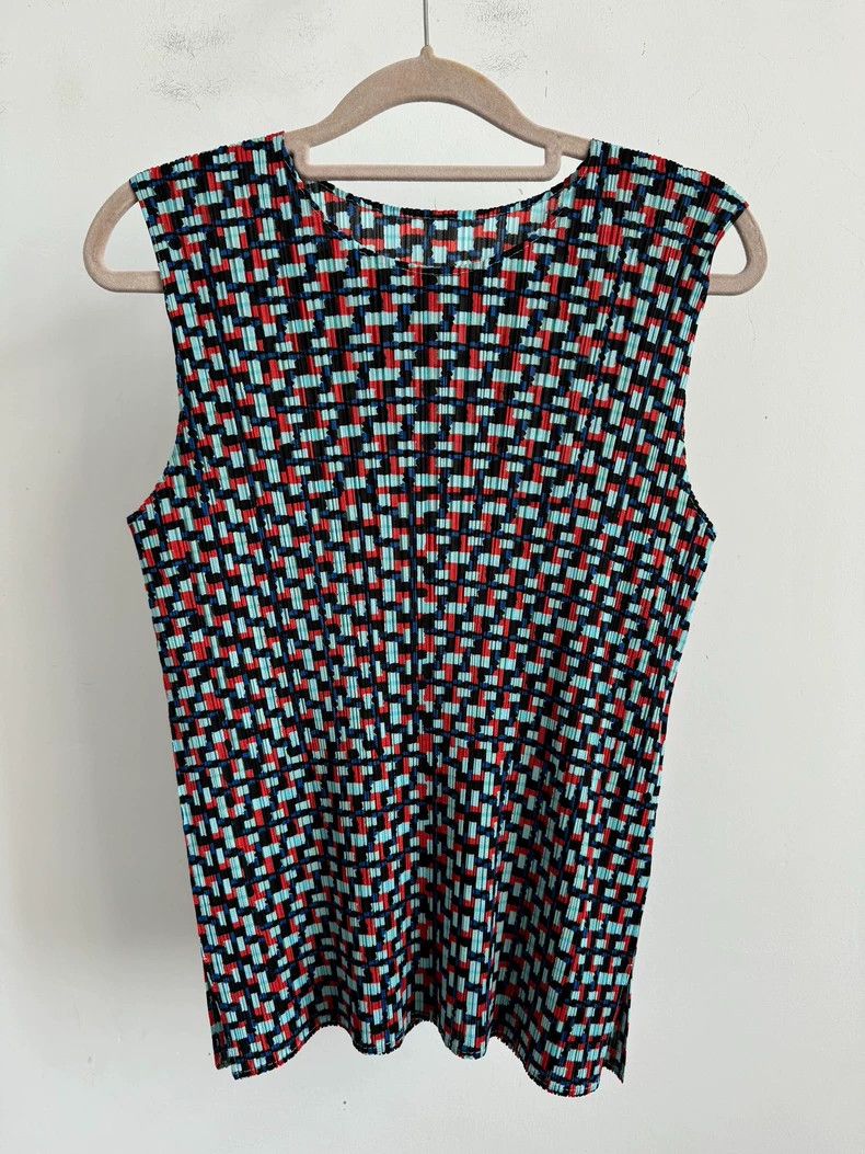 Issey Miyake issey miyake size:3 plaid vest Size XXS / US 00 / IT 34 - 1 Thumbnail