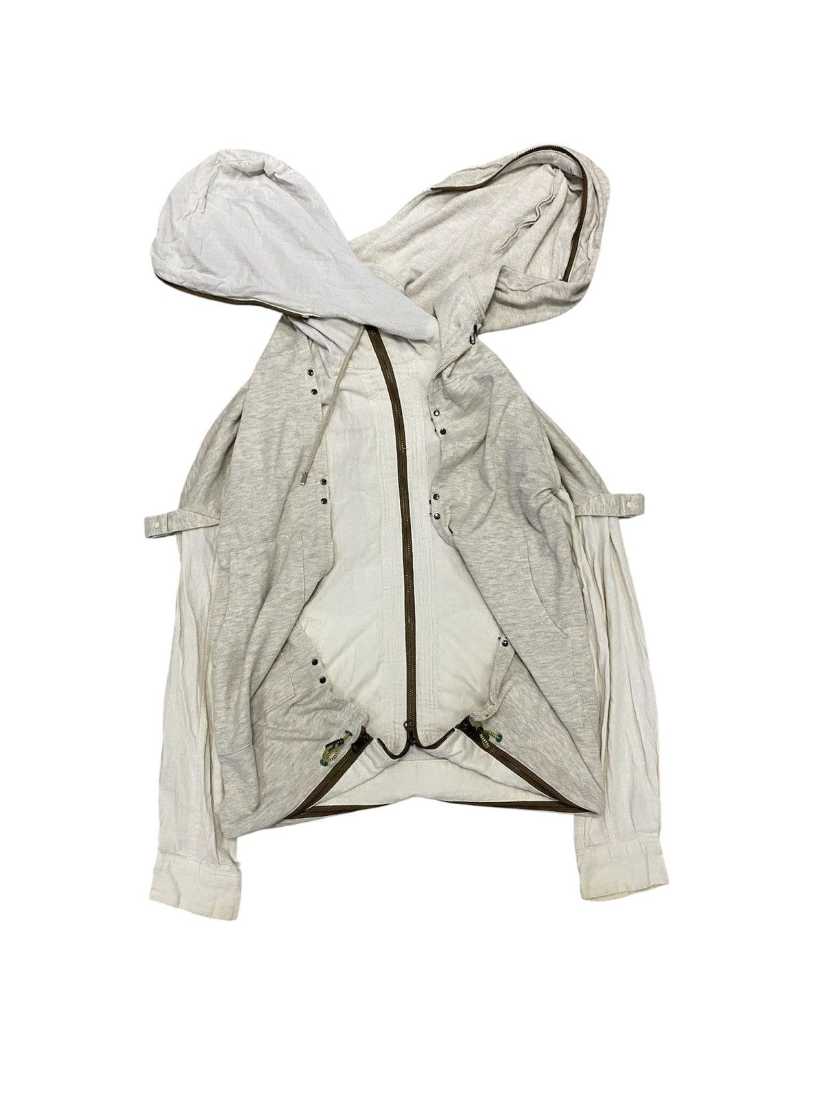 PPFM 2000s PPFM 2 in 1 Jacket Hoodie Vest Size US S / EU 44-46 / 1 - 1 Thumbnail