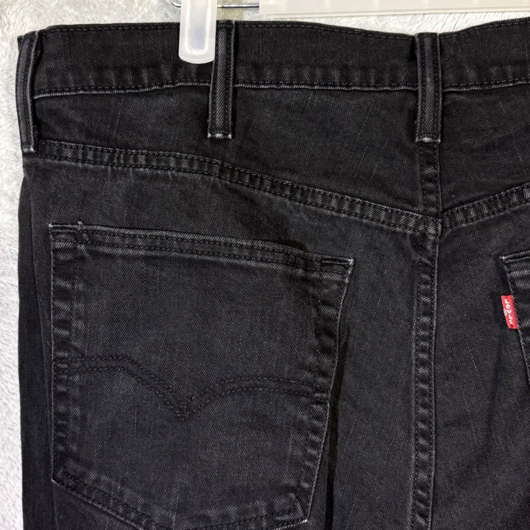 Levi's Levi's 559 Men Jeans 38x32 Black Stretch Denim Relaxed Straight Mid Rise Size US 38 / EU 54 - 6 Thumbnail