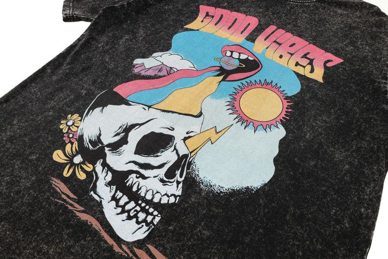 Vintage Good Vibes Printed Tshirt Design Size US M / EU 48-50 / 2 - 3 Thumbnail