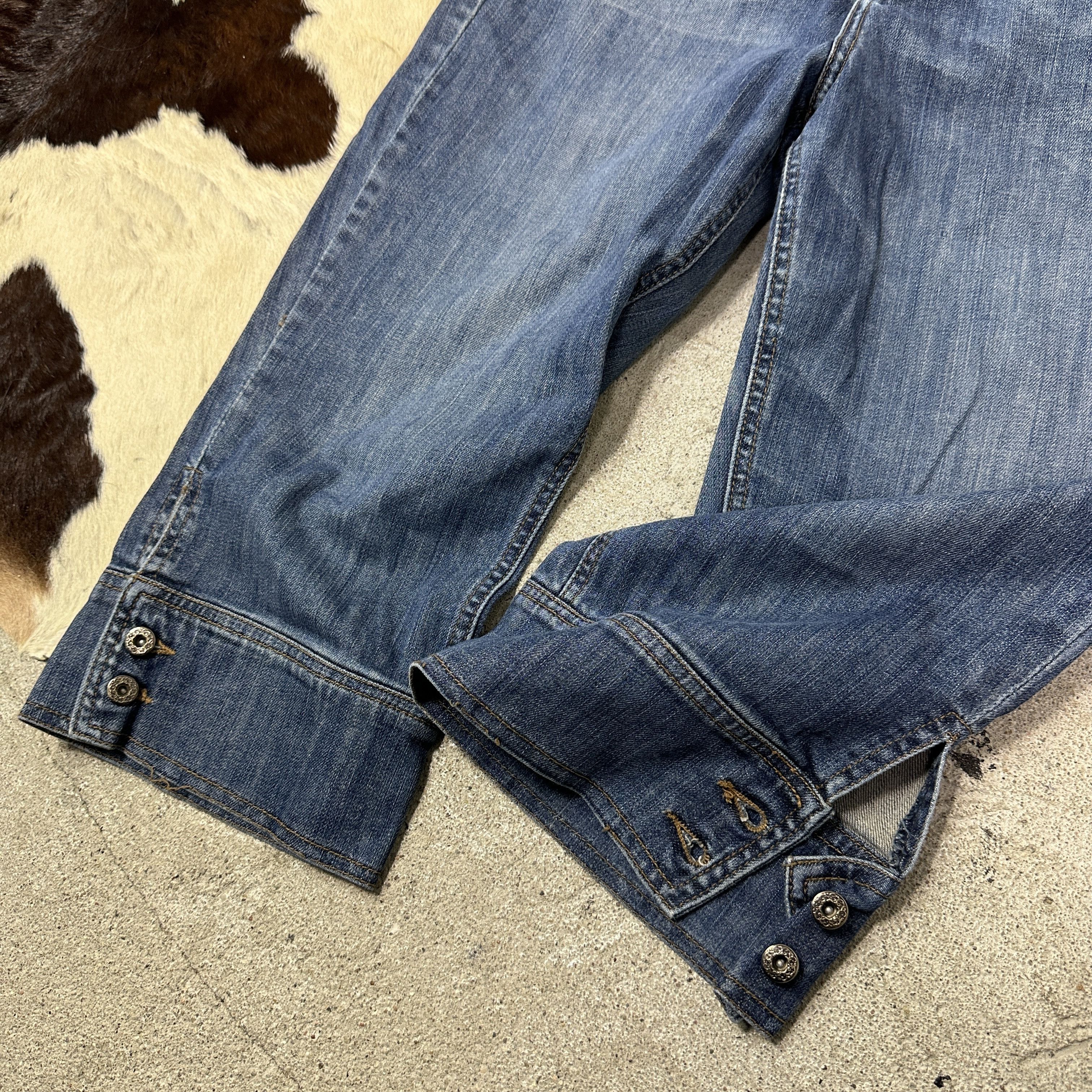 Vintage Vintage Denim Streetwear Capri Jeans Pants Y2K Size 26" / US 2 / IT 38 - 4 Thumbnail