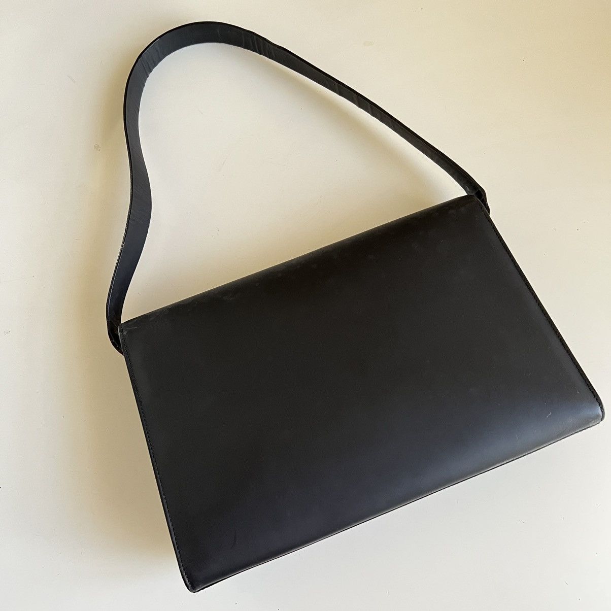 Gucci Gucci Vintage enamel shoulder black bag Size ONE SIZE - 2 Thumbnail
