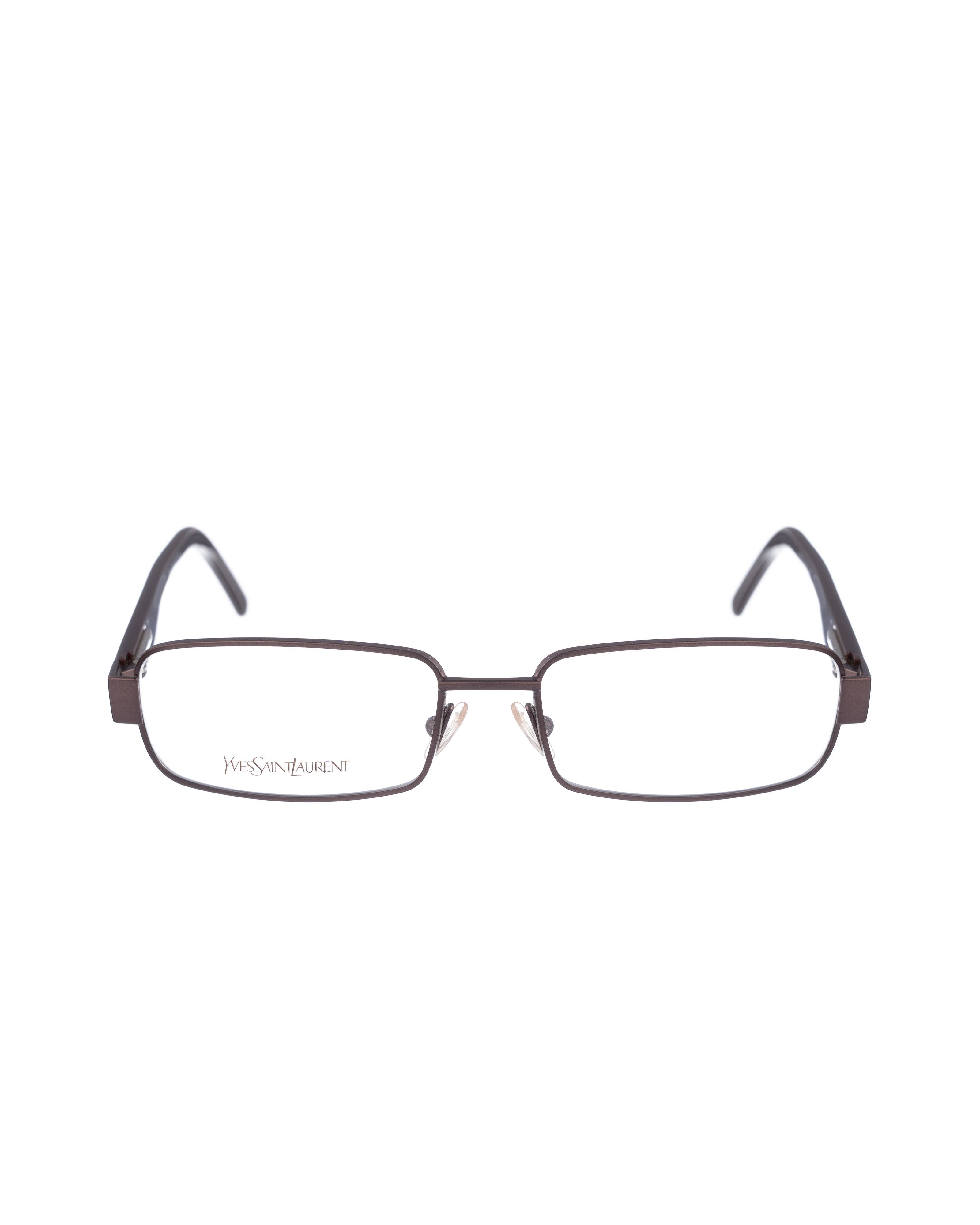Yves Saint Laurent Yves Saint Laurent 00s Deep Havana Wire Metallic Glasses Size ONE SIZE - 2 Thumbnail