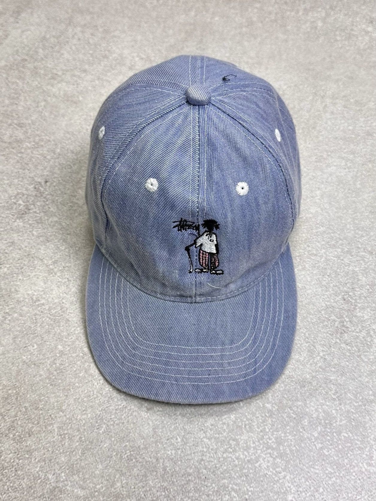 Stussy Vintage Stussy Embroidery Denim Cap Rare Os Size ONE SIZE - 3 Thumbnail