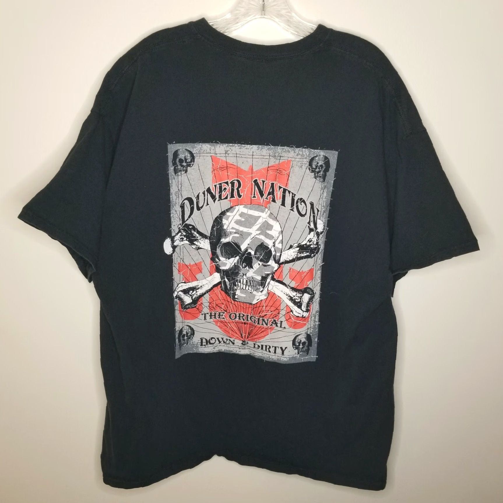 Gildan GILDAN T-Shirt Mens Black Dunder Nation Down and Dirty Short Sleeve 2XL Size US XXL / EU 58 / 5 - 4 Thumbnail