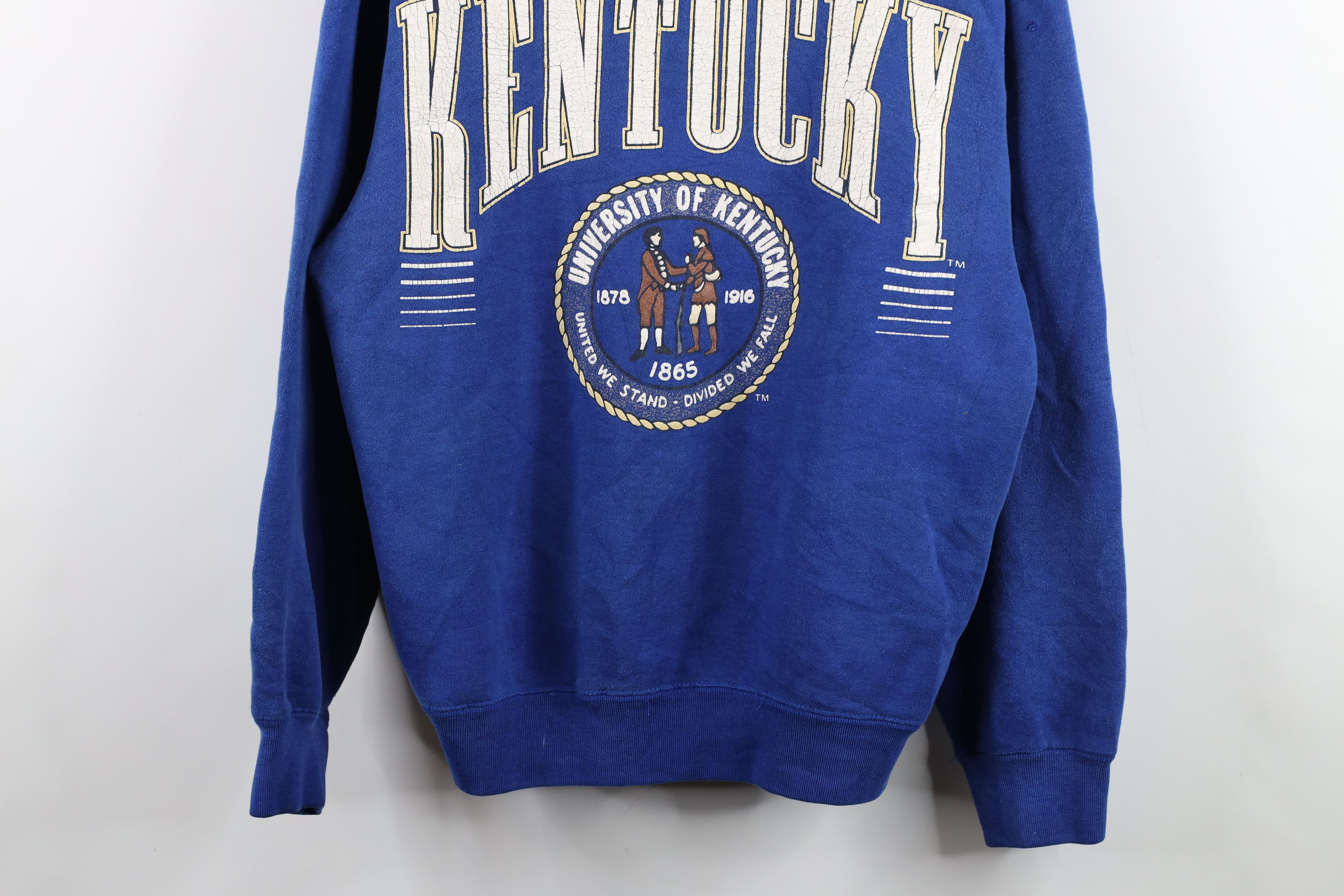 Vintage Vintage 90s Spell Out University of Kentucky Sweatshirt Size US M / EU 48-50 / 2 - 3 Thumbnail