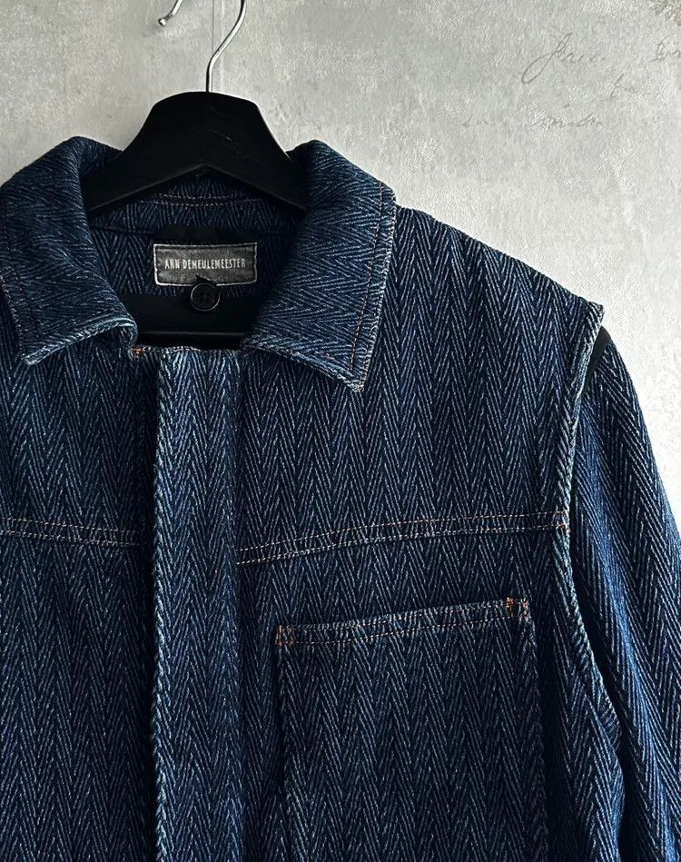 Ann Demeulemeester Ann Demeulemeester 16AW Indigo Wash Denim Jacket Size US XS / EU 42 / 0 - 1 Thumbnail