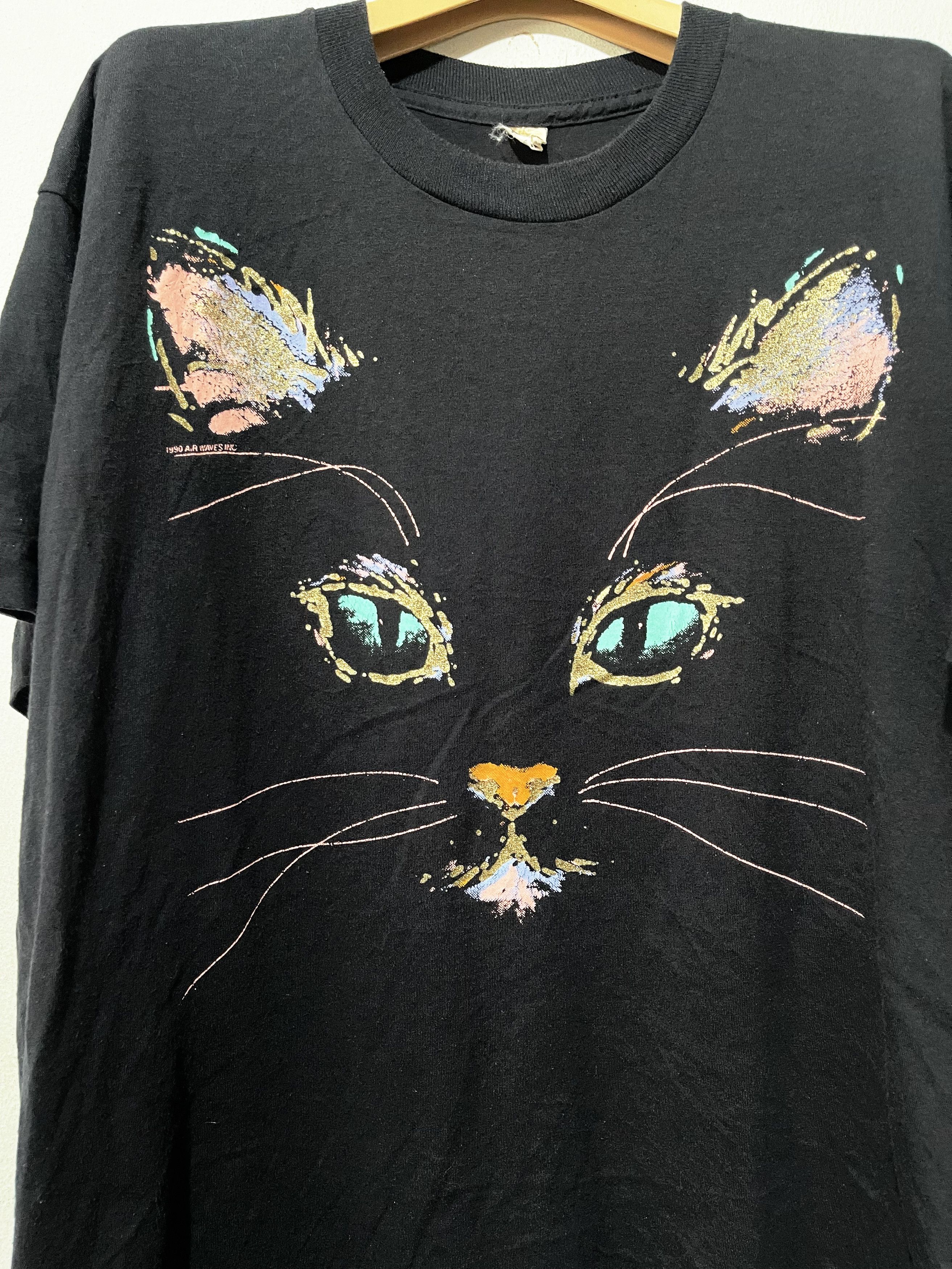 Vintage Vintage Cat Shirt Size US L / EU 52-54 / 3 - 2 Thumbnail
