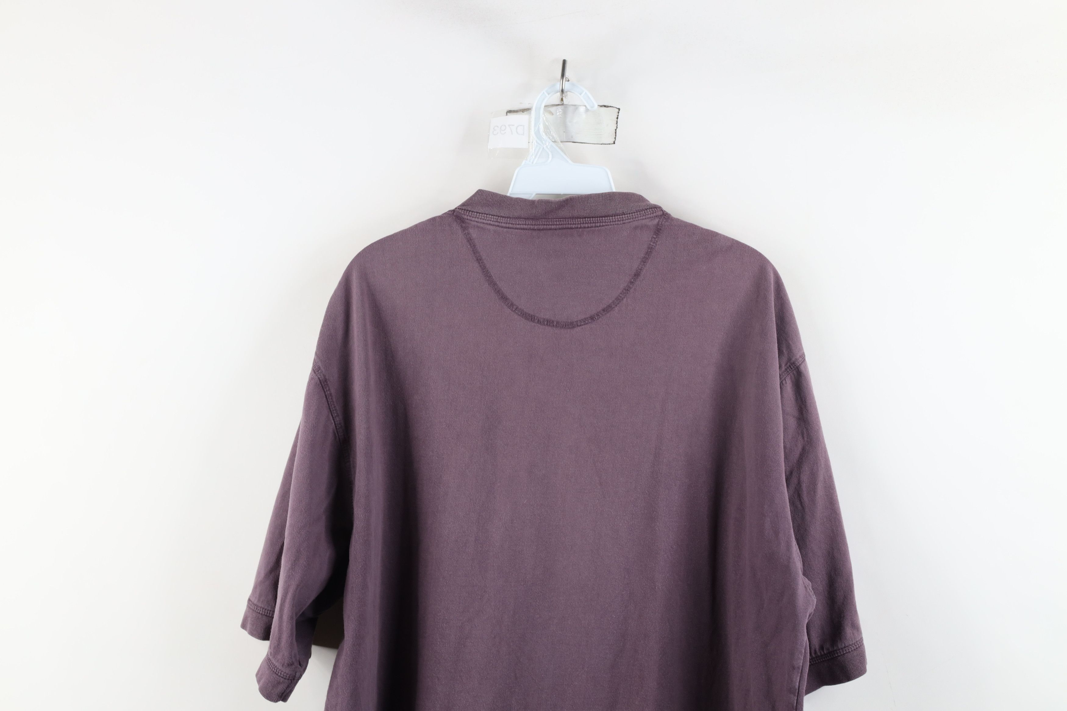 Cabelas × Vintage Vintage 90s Cabelas Dye Stonewash Heavyweight Henley T-Shirt Size US L / EU 52-54 / 3 - 11 Thumbnail