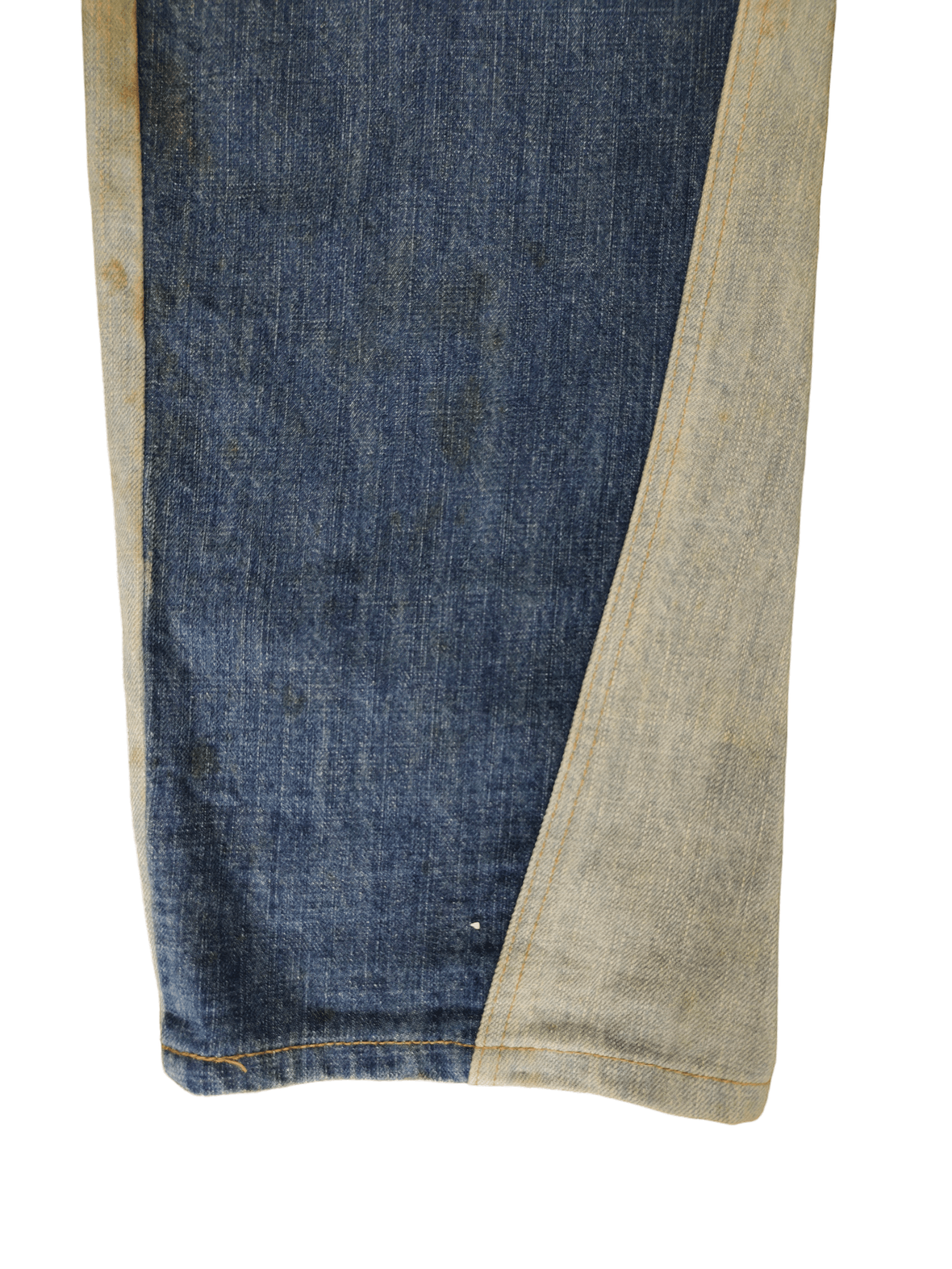Comme des Garcons × Undercover Baggy Jean Mackdaddy Japan Tri Color Wide Leg Denim Y2k Jnco Size US 32 / EU 48 - 7 Thumbnail