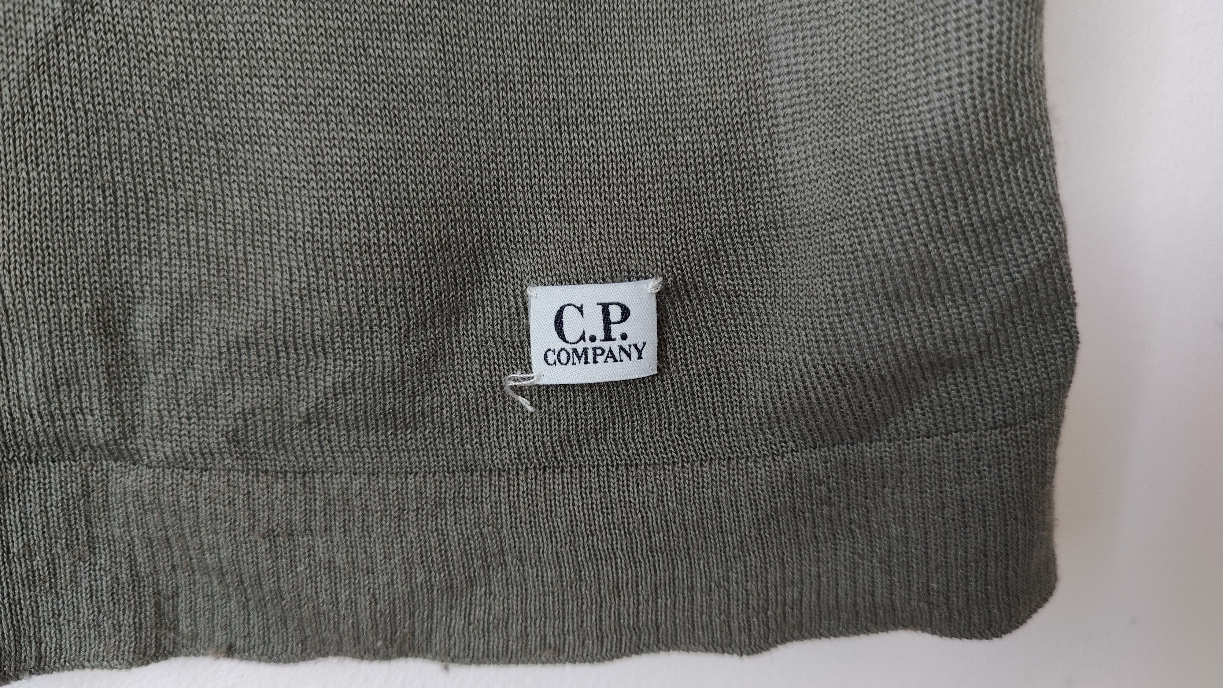 C.P. Company C.P. Company Knitted Colalr Khaki Polo Tshirt Size US XL / EU 56 / 4 - 6 Thumbnail