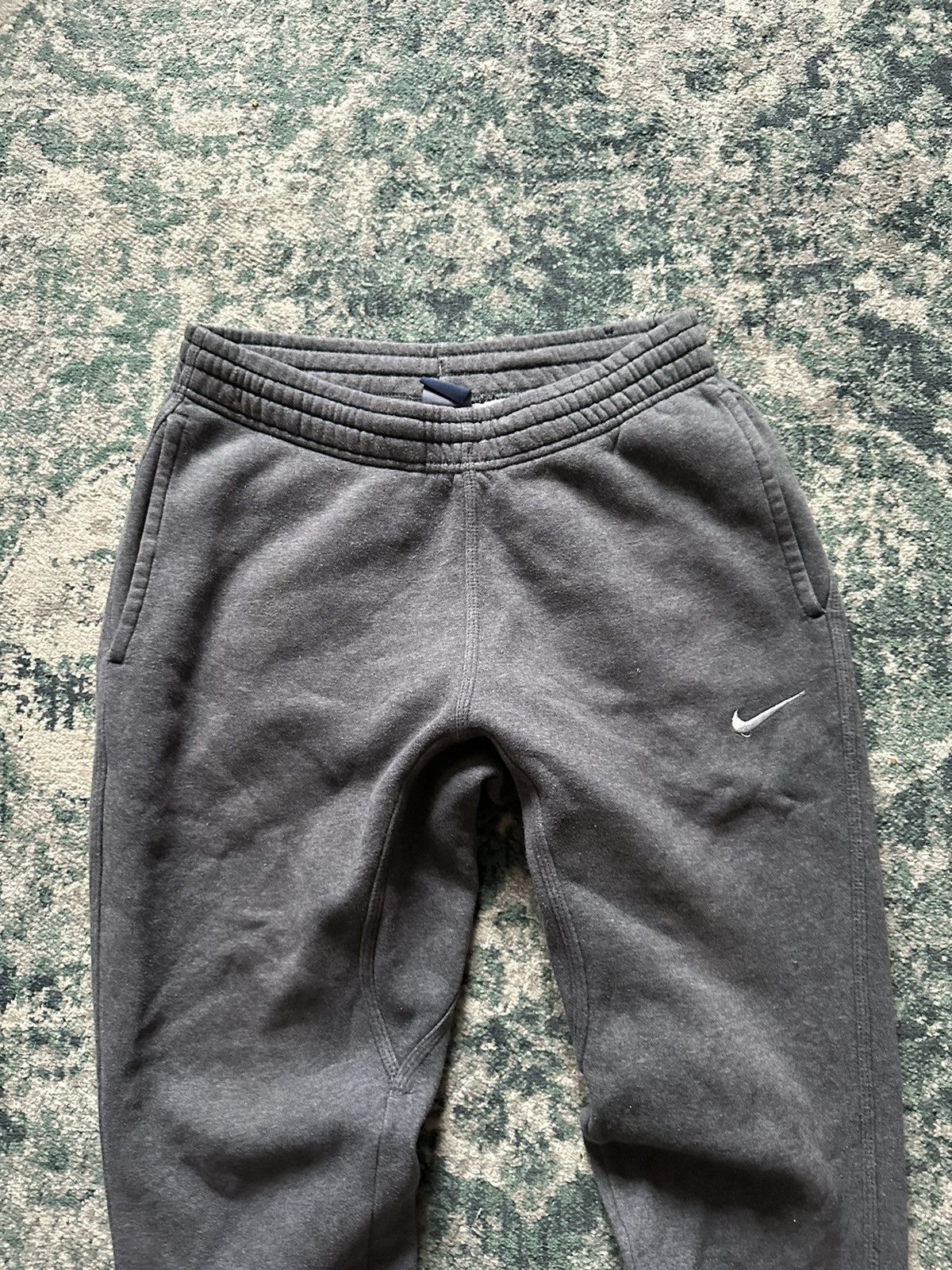 Nike VINTAGE NIKE SWOOSH COTTON FLARED TRACKPANTS Y2K M Size US 32 / EU 48 - 3 Thumbnail