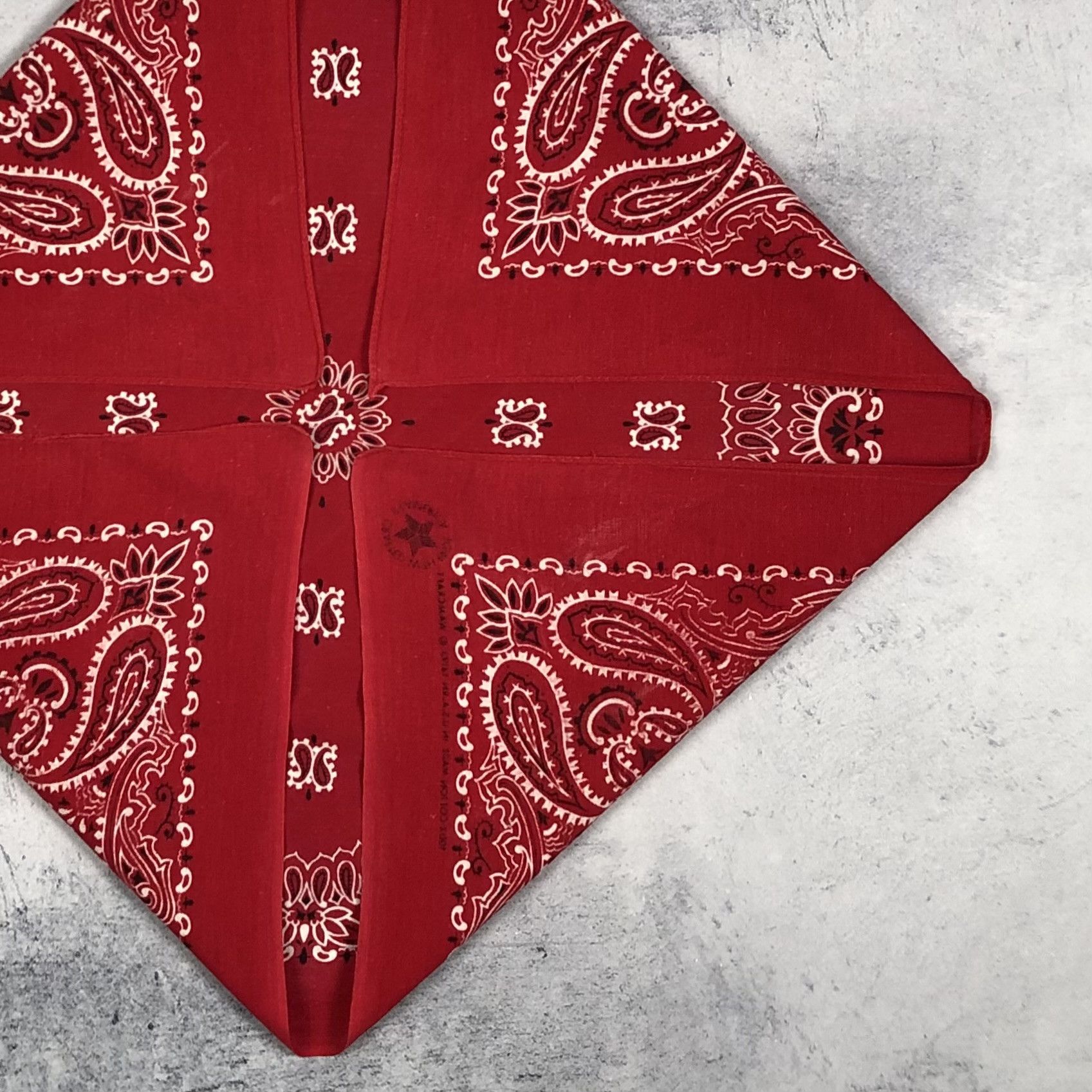 Vintage Vintage 90s Paisley USA Bandana Bloods Crips Size ONE SIZE - 7 Thumbnail