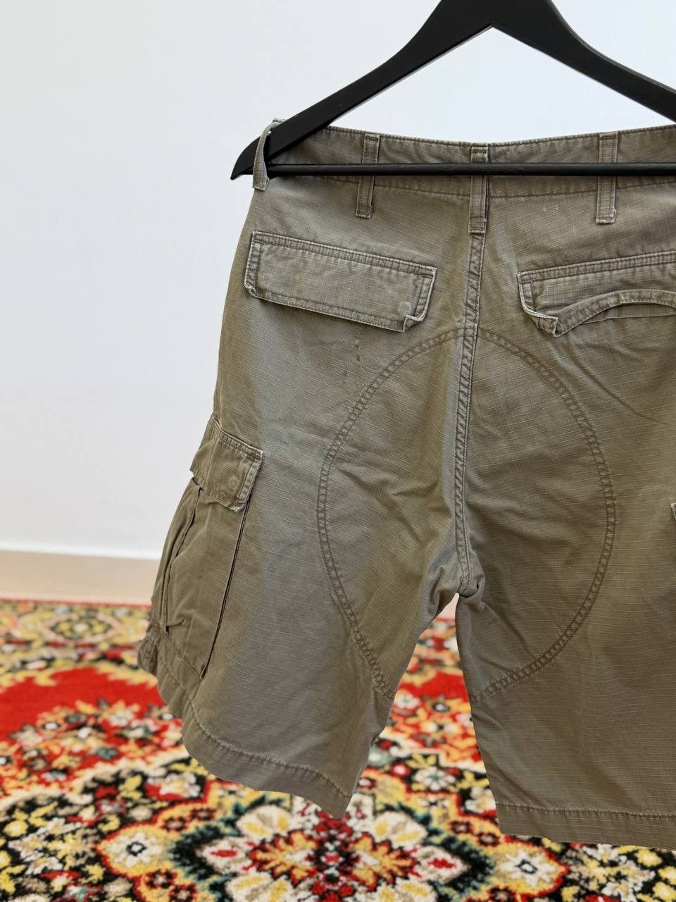 Carhartt Vintage Carhartt Bermuda Cargo Multi-Zip Shorts Y2K Size US 30 / EU 46 - 3 Thumbnail