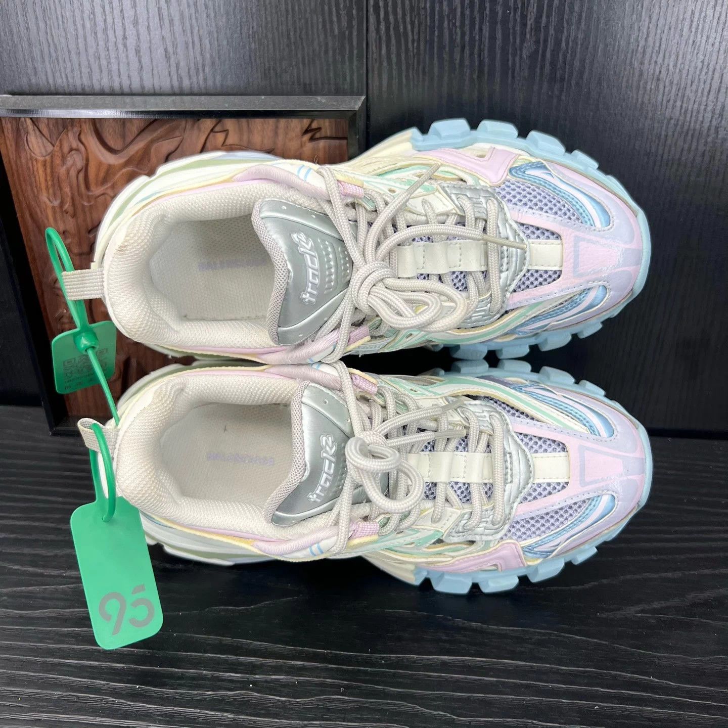Balenciaga Balenciaga Track 2 White Blue Pink 36 Size US 5 / IT 35 - 3 Thumbnail