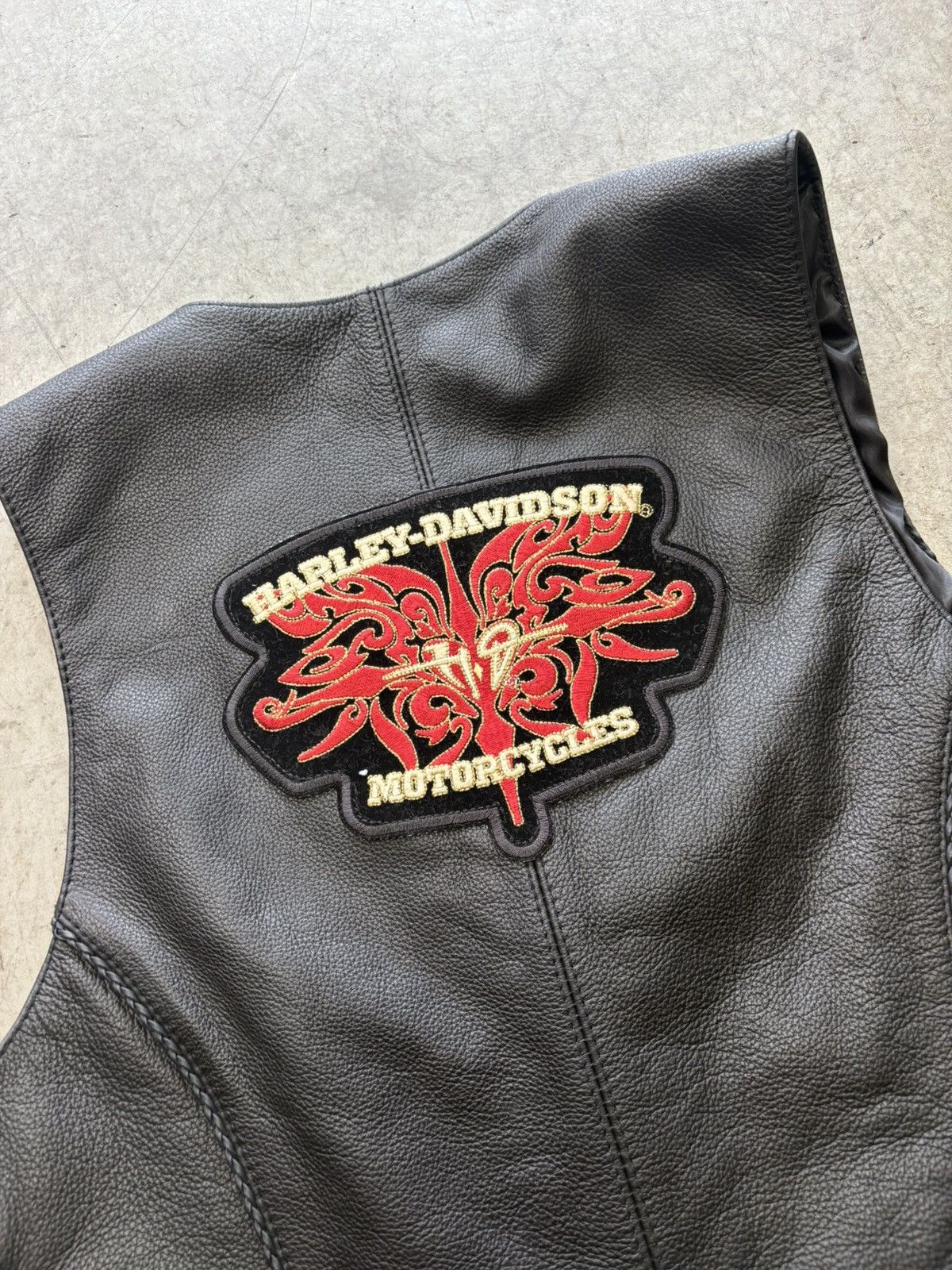 Harley Davidson Vintage Harley Davidson Vest Size XL / US 12-14 / IT 48-50 - 3 Thumbnail