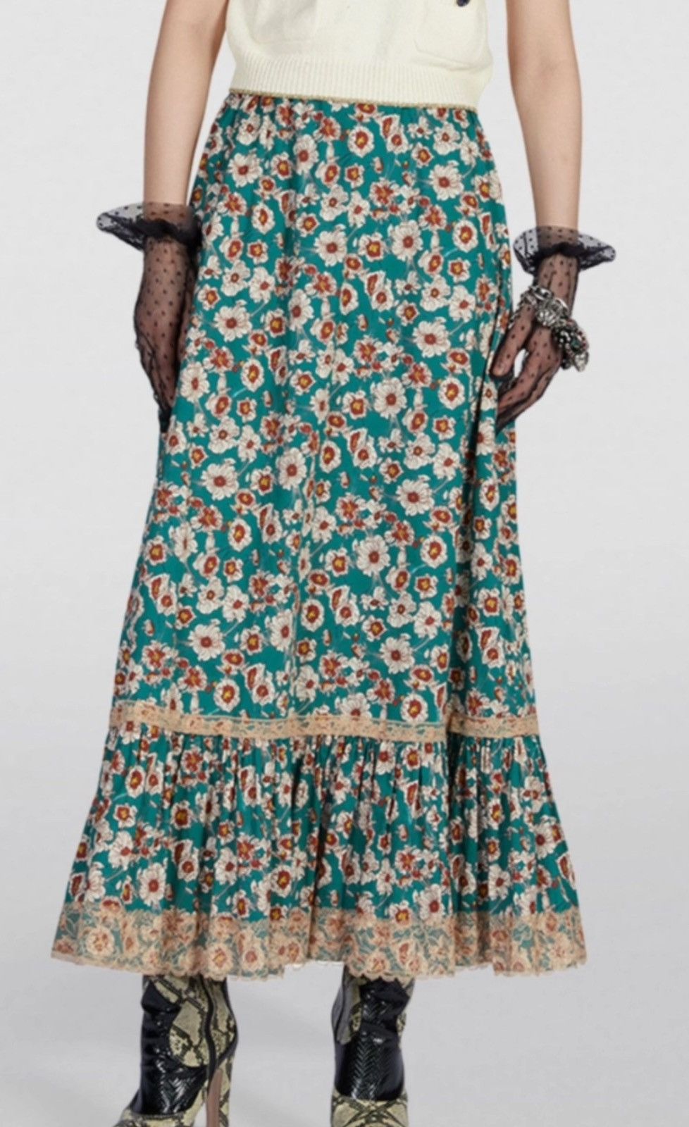 Gucci GUCCI Silk maxi dress Size 26" / US 2 / IT 38 - 2 Thumbnail