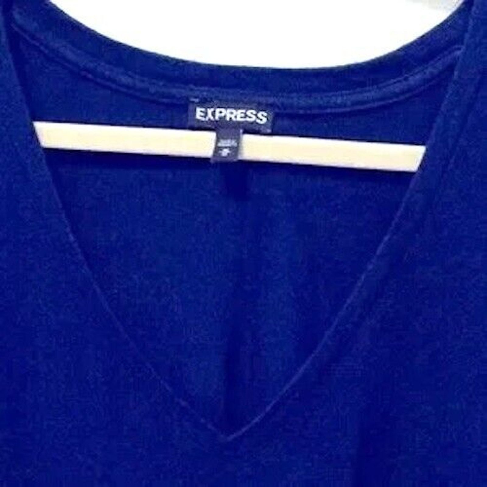 Express Express Women’s Top Size-Medium Navy Blue. Size M / US 6-8 / IT 42-44 - 4 Thumbnail