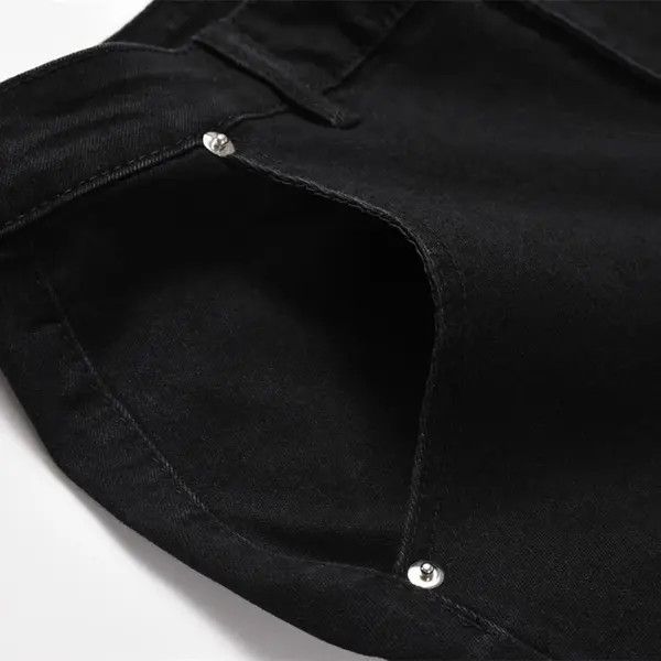 Jean Streetwear Flared Baggy Jeans Size US 33 - 3 Thumbnail