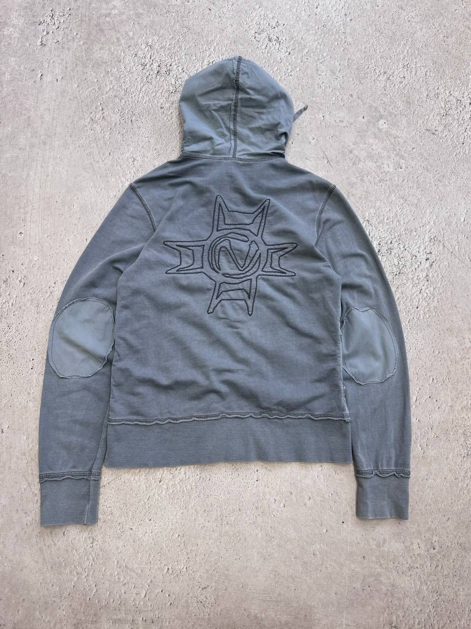 Abercrombie & Fitch × If Six Was Nine × Vintage Vintage If6Was9 Style Navy Fur Heavy Zip Hood Jacket Size M / US 6-8 / IT 42-44 - 8 Thumbnail