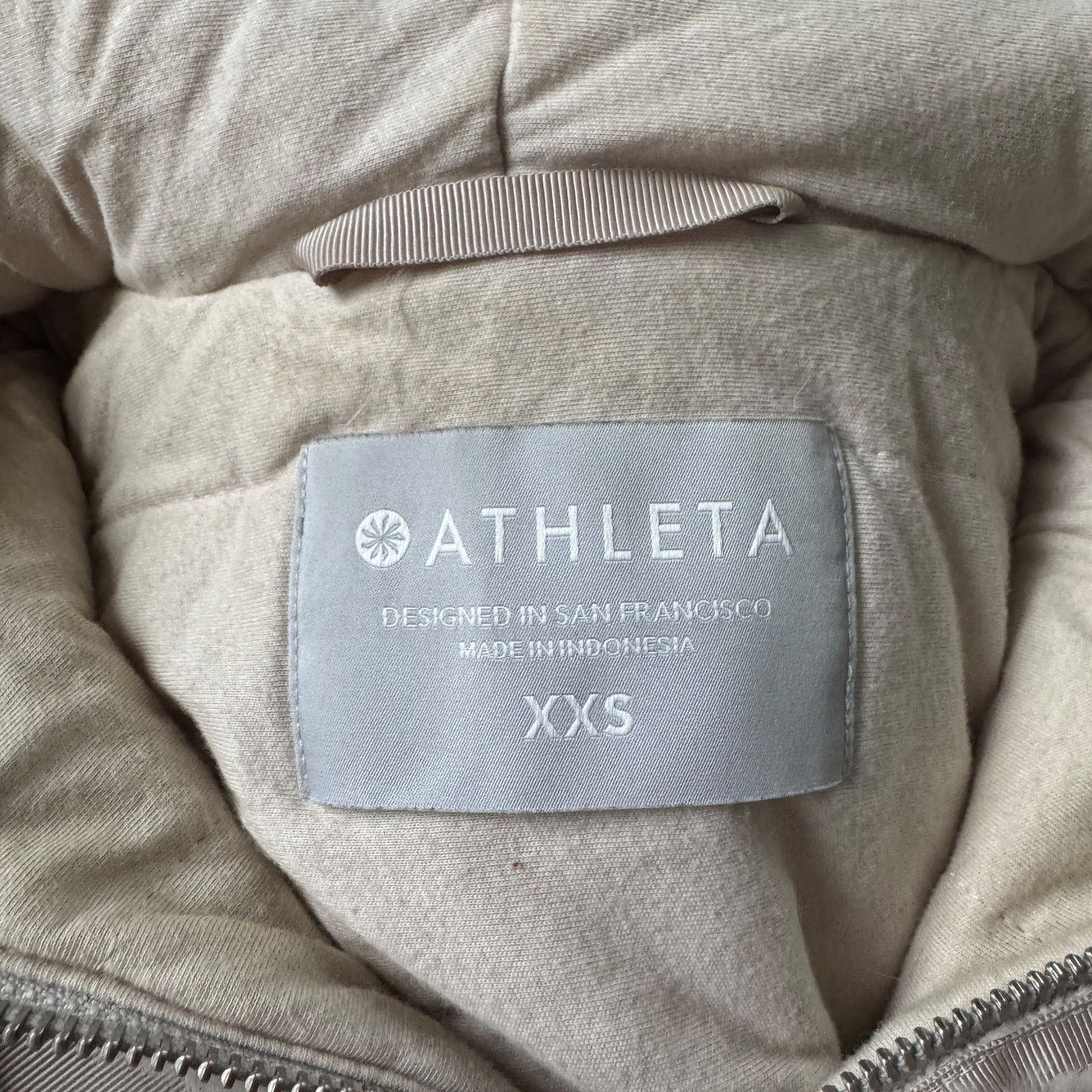 Athleta Athleta Ritual Faux-Fur Jacket Beige Abalone Size XXS / US 00 / IT 34 - 4 Thumbnail