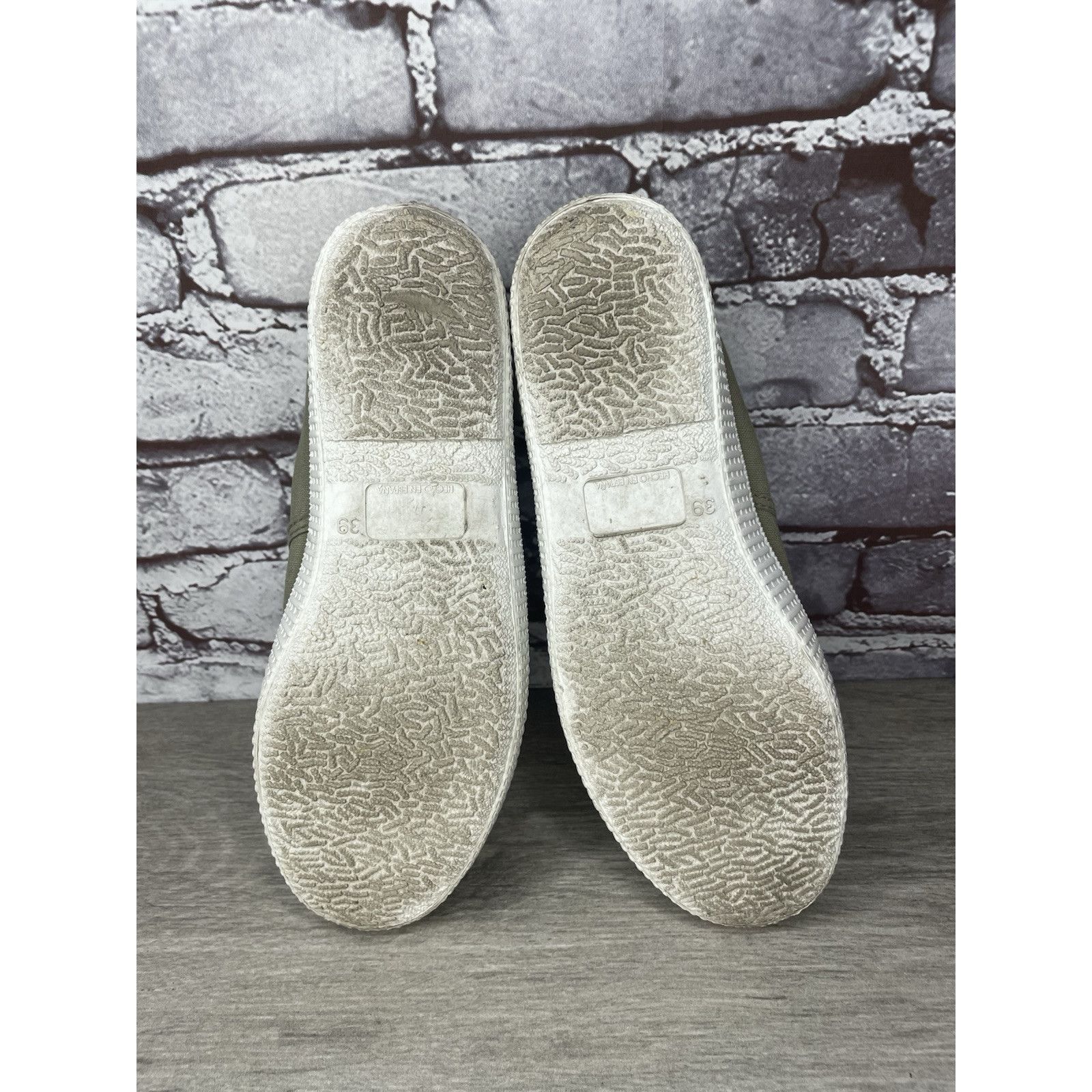 Sonoma Potoma Green Canvas Fabric Slip On Casual Sneakers Shoes Wom Size US 8.5 / IT 38.5 - 10 Thumbnail